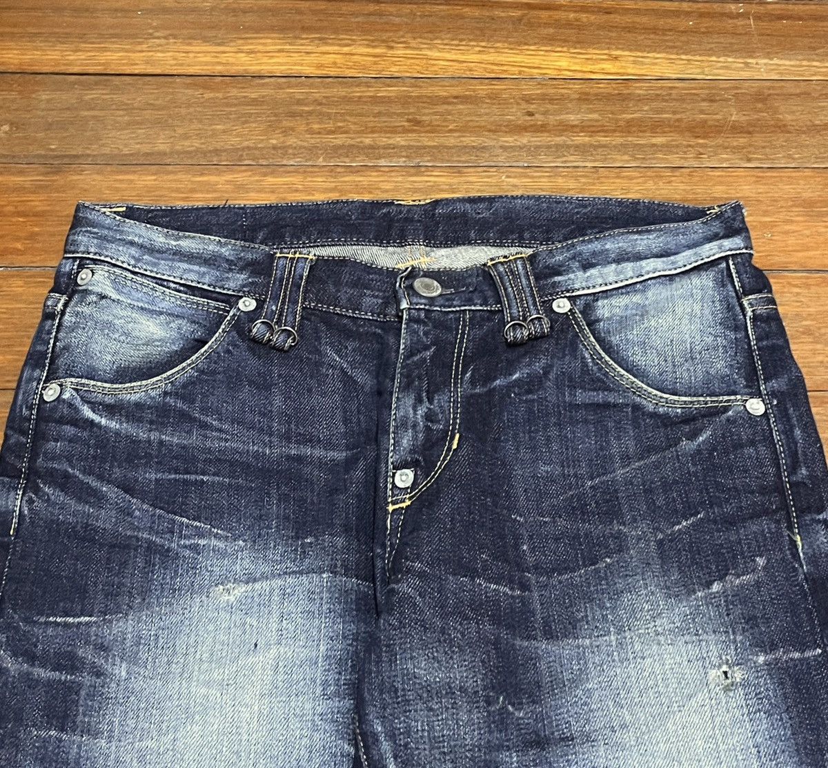 BUFFALO BOBS Rare Design Vintage Japanese Brand Buffalo Bobs Jeans 2000s Size US 29 - 3 Thumbnail