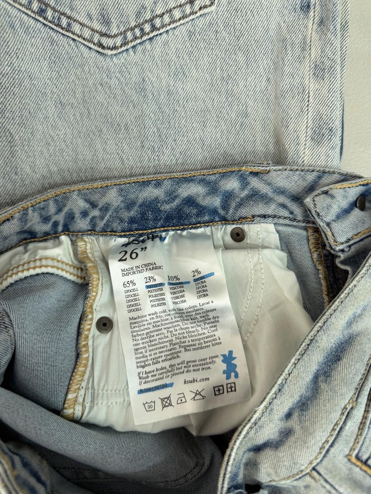 Ksubi new ksubi womens denim jeans spray on laguna super blue 26 8 Size 26" / US 2 / IT 38 - 8 Thumbnail