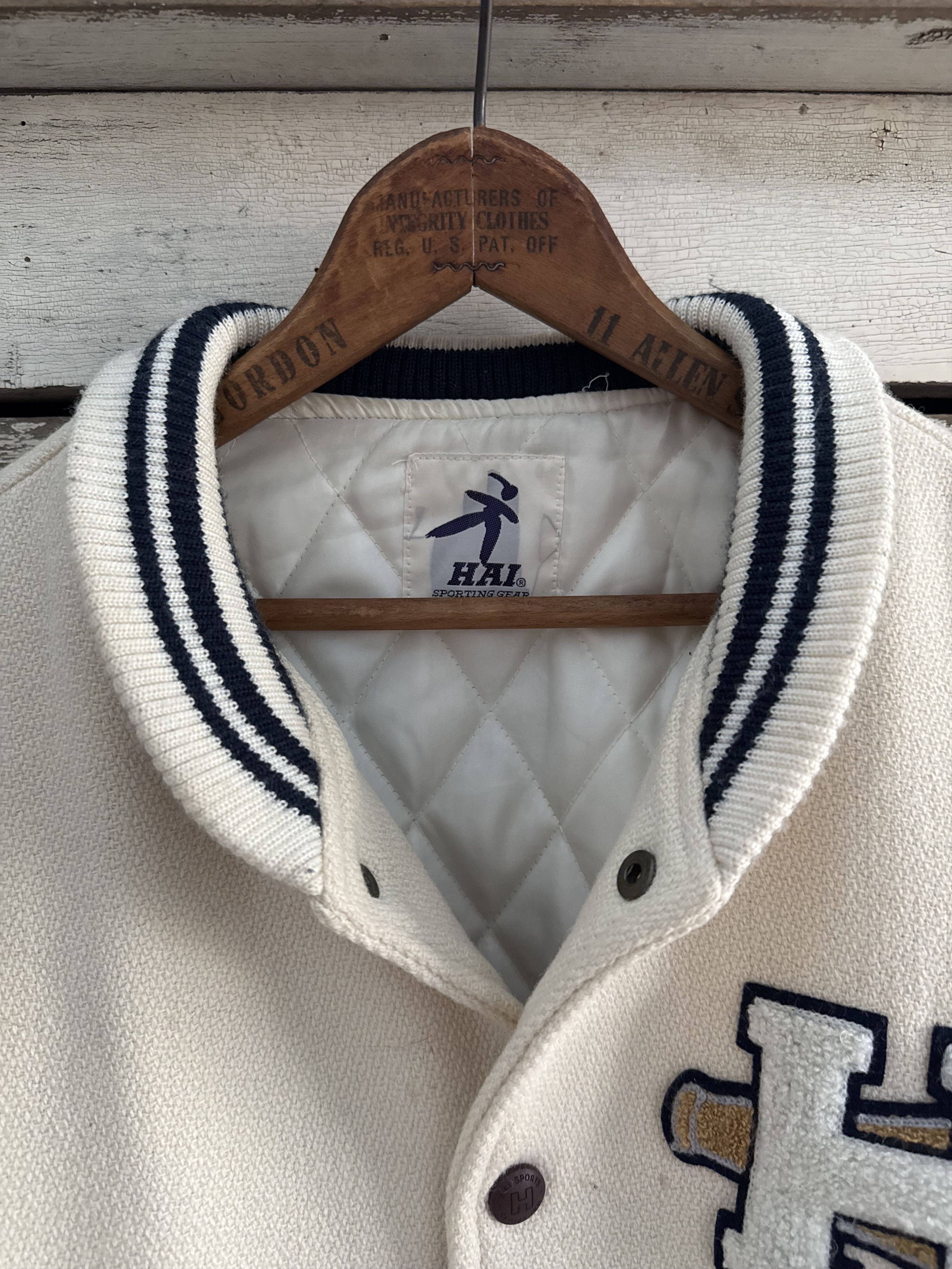 Hai Sporting Gear × Issey Miyake × Vintage Issey Miyake x Hai Sporting Gear Varsity Jacket Size US M / EU 48-50 / 2 - 3 Thumbnail
