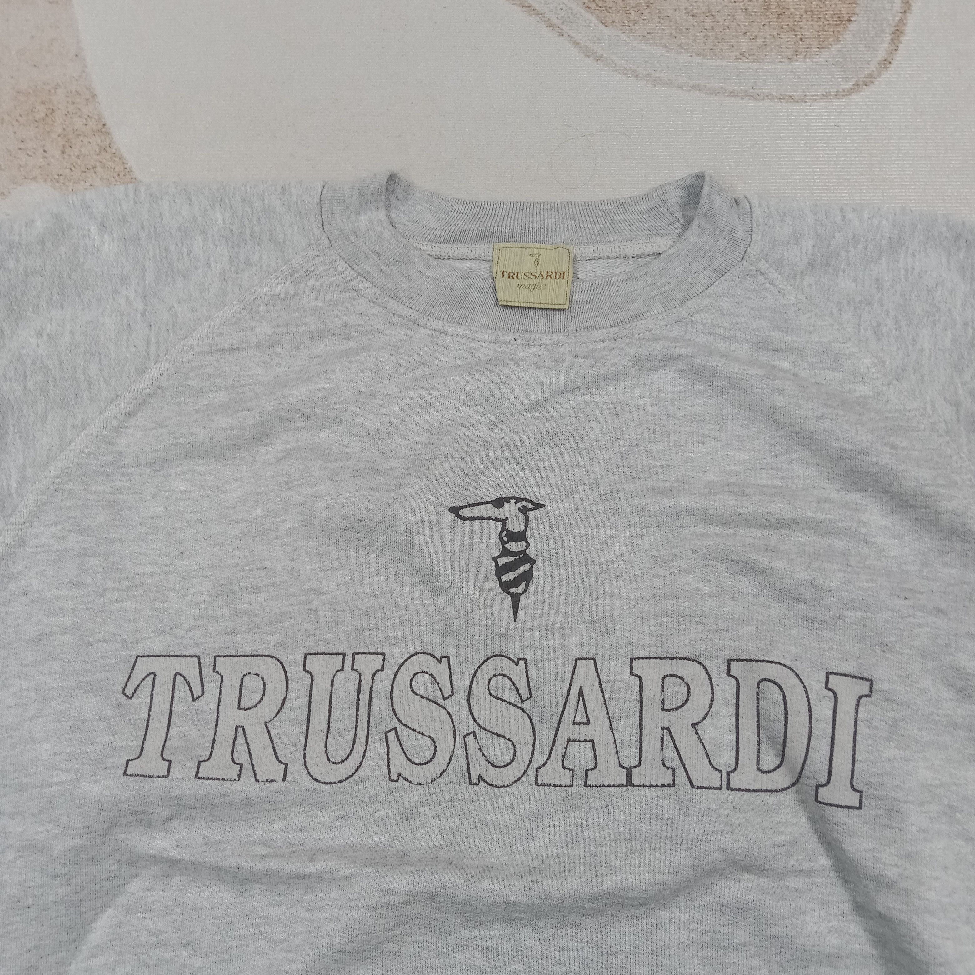 Trussardi Trussardi Maglie Logo Sweatshirt C279N16 Size US L / EU 52-54 / 3 - 2 Thumbnail
