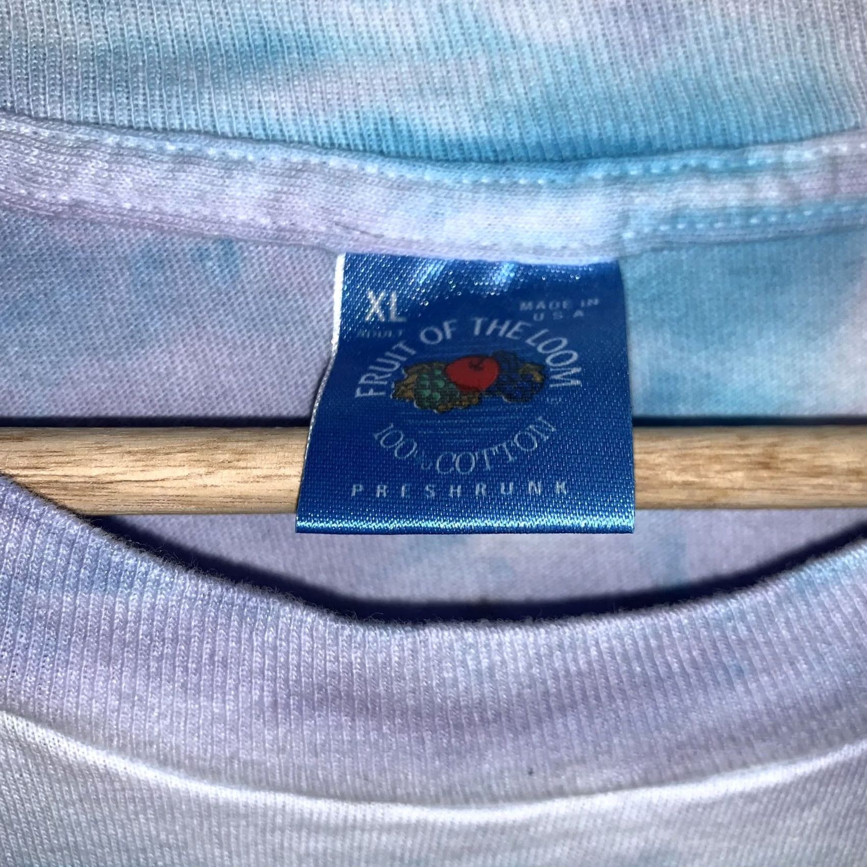 Fruit Of The Loom VINTAGE Philomena Marano x Bill Stabile T-Shirt XL Tie Dye Tee Artist 95-96 AD Size US XL / EU 56 / 4 - 4 Thumbnail
