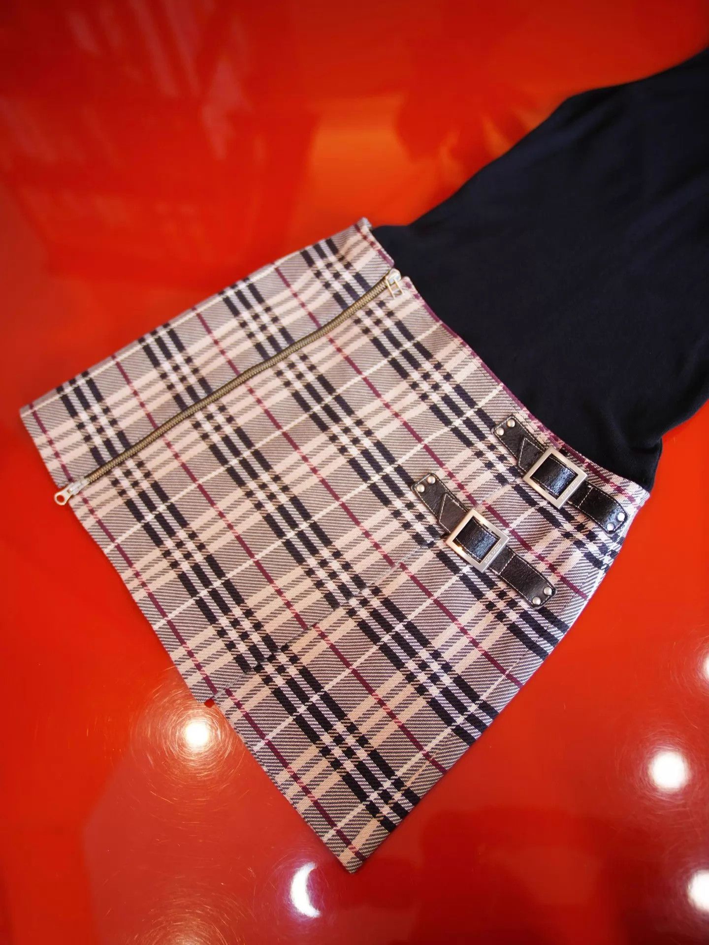 Burberry Burberry Blue Label Classic Check Plaid Panel Dress Size 26" / US 2 / IT 38 - 5 Thumbnail