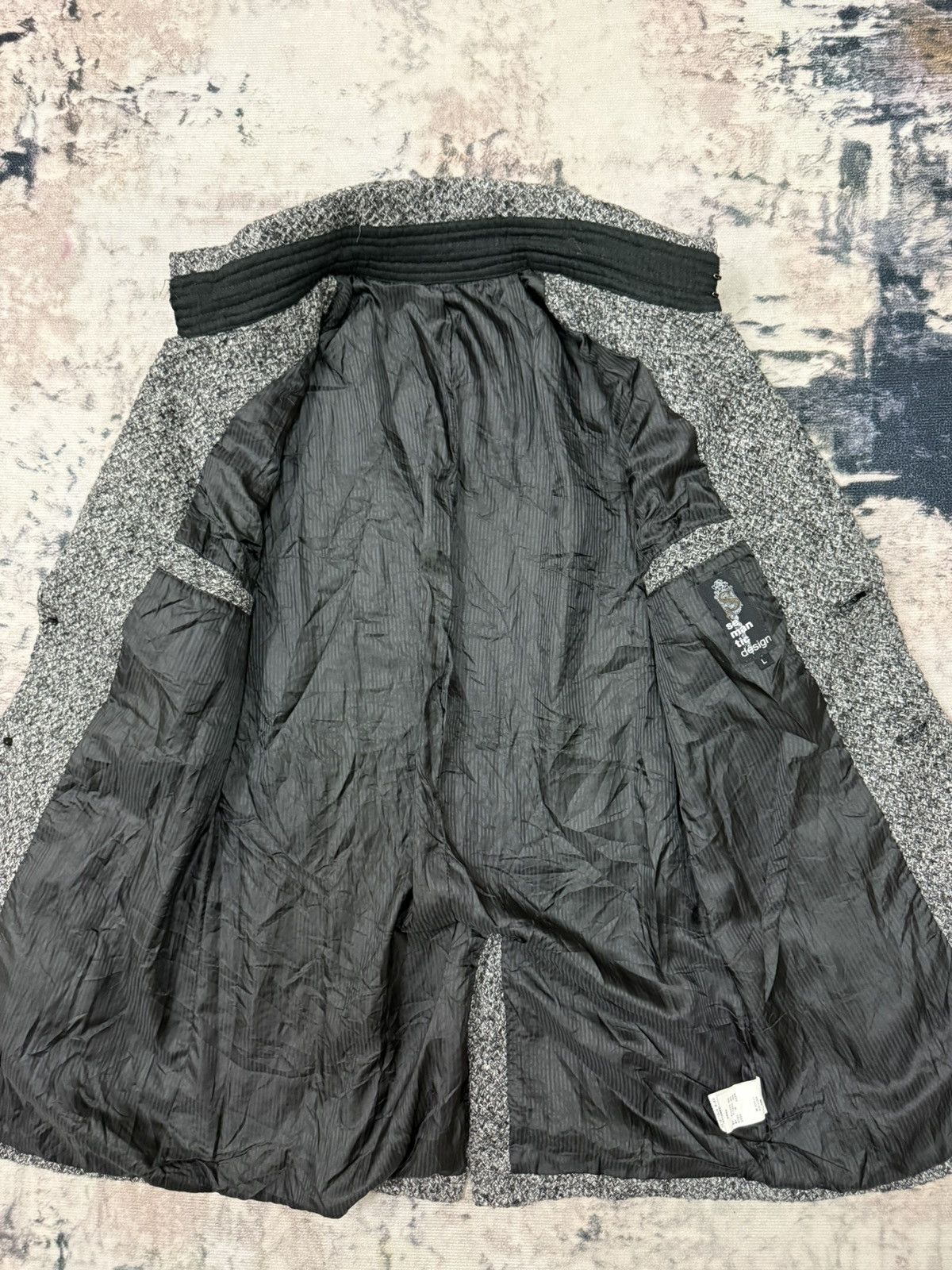 Japanese Brand × semanticdesign Semantic Design Knit Trenche Coat Jacket Size US S / EU 44-46 / 1 - 5 Thumbnail