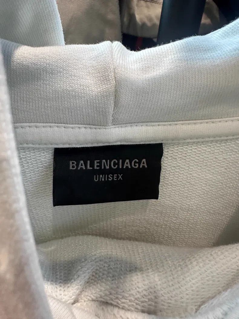 Balenciaga Balenciaga Solid Color Letter Embroidered Hooded Sweatshi Size US M / EU 48-50 / 2 - 3 Thumbnail
