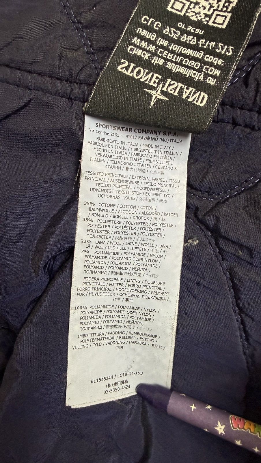 Stone Island Stone Island Saia Doppia Faccia Wool Coat Jacket Size US S / EU 44-46 / 1 - 17 Thumbnail