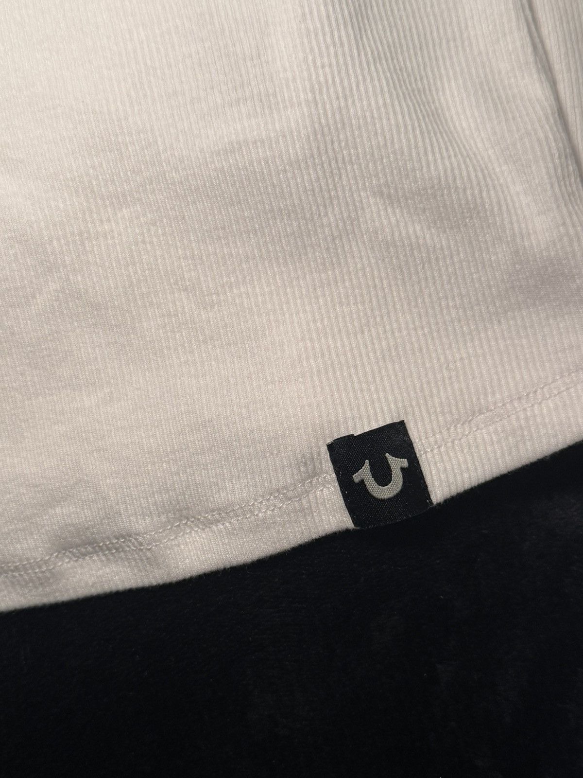True Religion Y2K True Religion White Ribbed Henley Top Size S Size S / US 4 / IT 40 - 10 Thumbnail