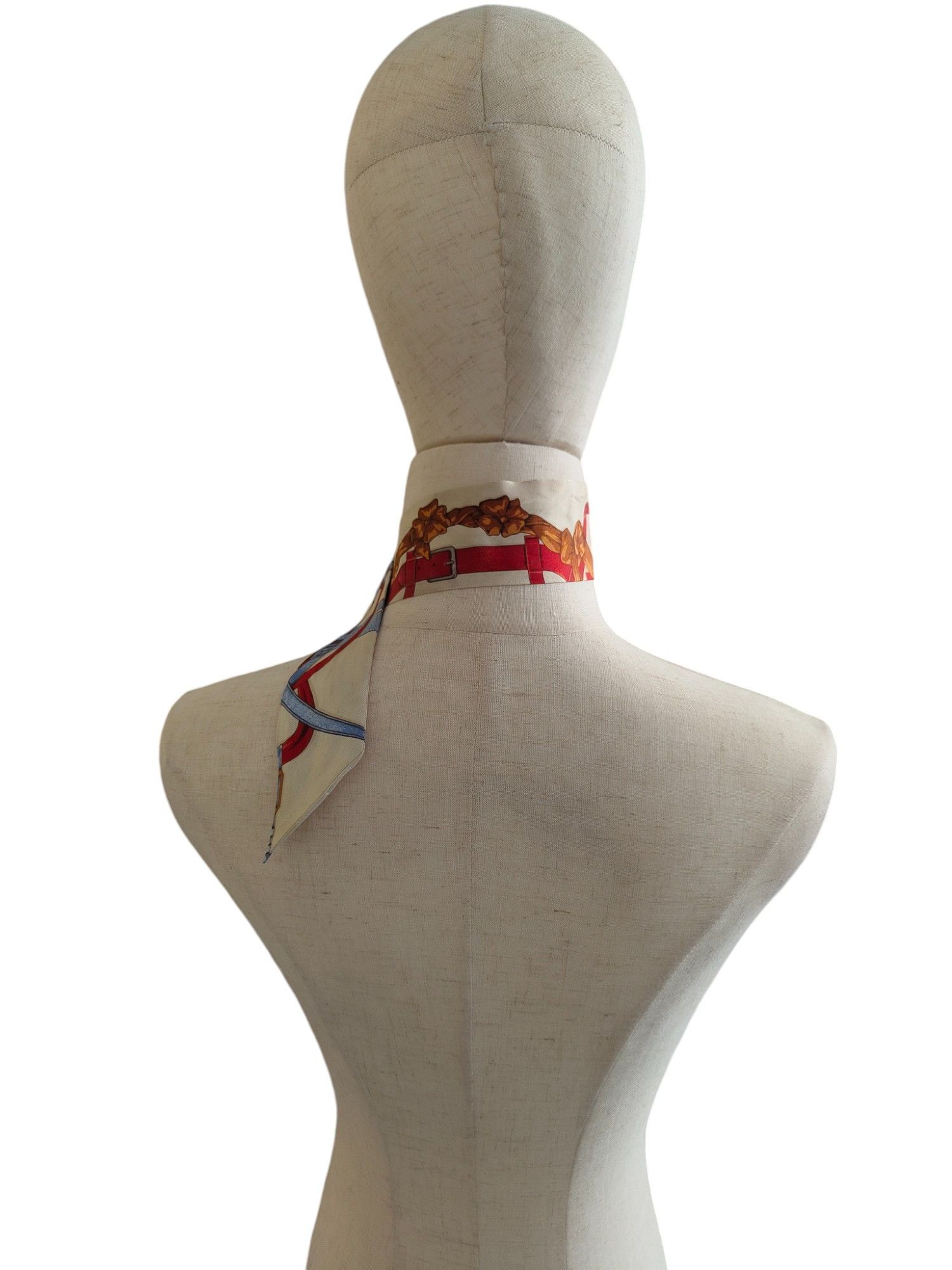 Hermes Beige Twilly Scarf Size ONE SIZE - 3 Thumbnail