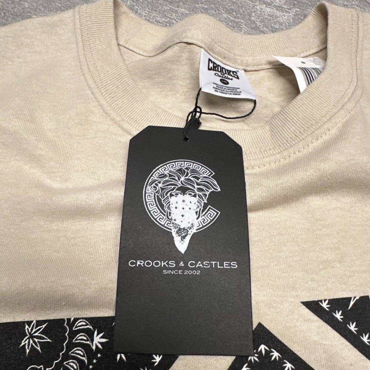 Crooks & Castles Crooks & Castles Paisley Bandana Print Weed Marijuana Shirt Size US L / EU 52-54 / 3 - 5 Thumbnail