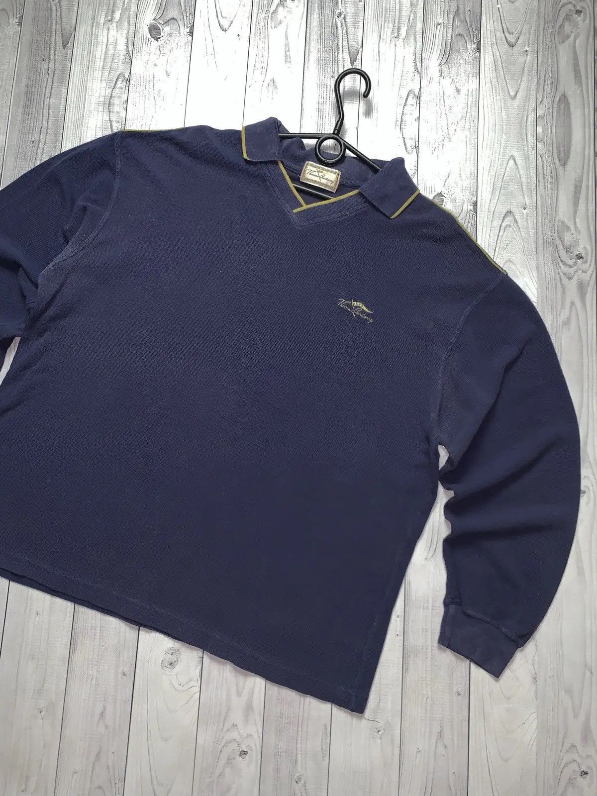 Burberry Vintage Long sleeve Thomas Burberry sweater XL Size US XL / EU 56 / 4 - 2 Thumbnail