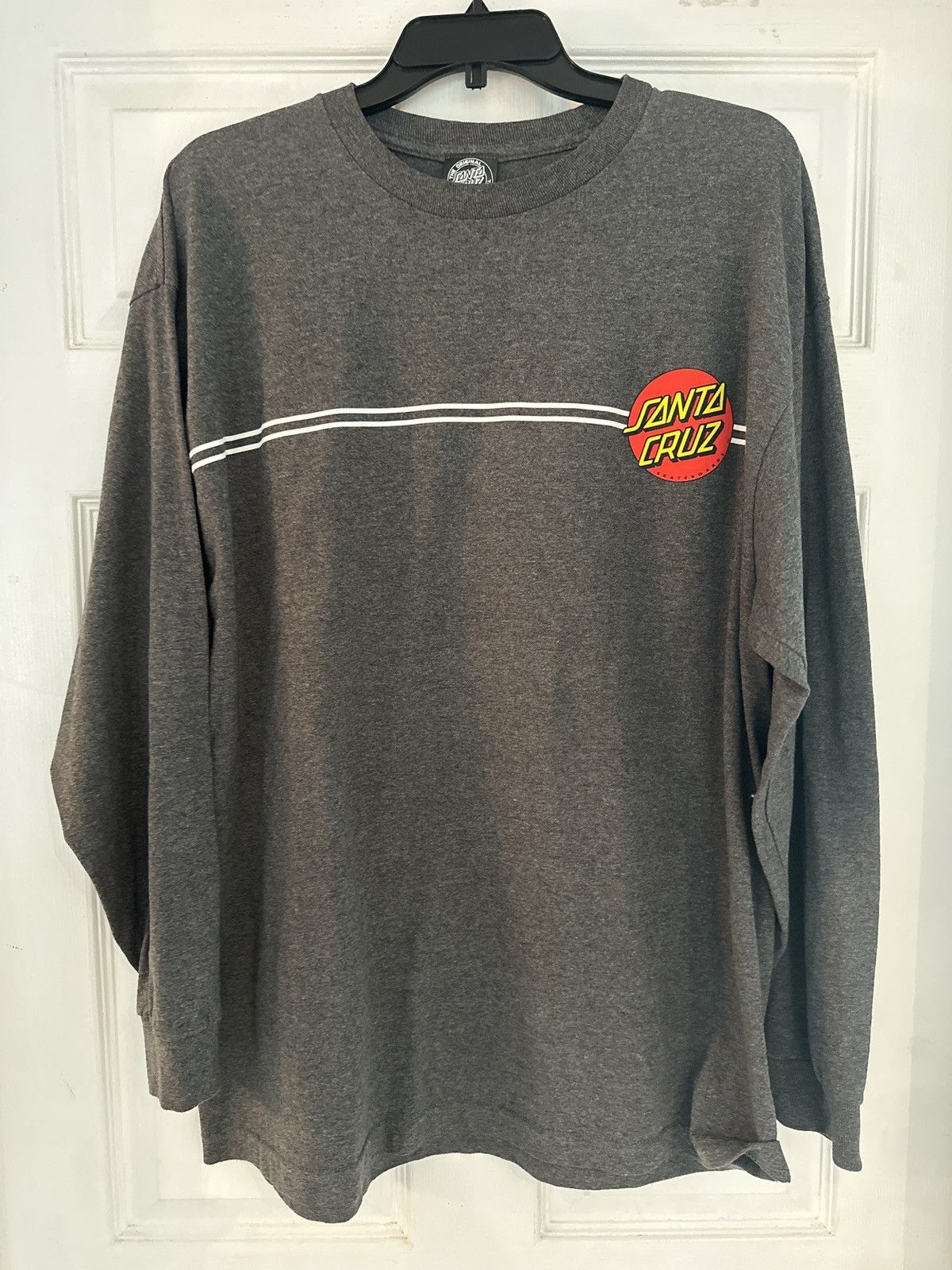 Santa Cruz Skateboards Authentic Santa Cruz skateboards long sleeve 2 sided T-shirt Size US XL / EU 56 / 4 - 2 Thumbnail