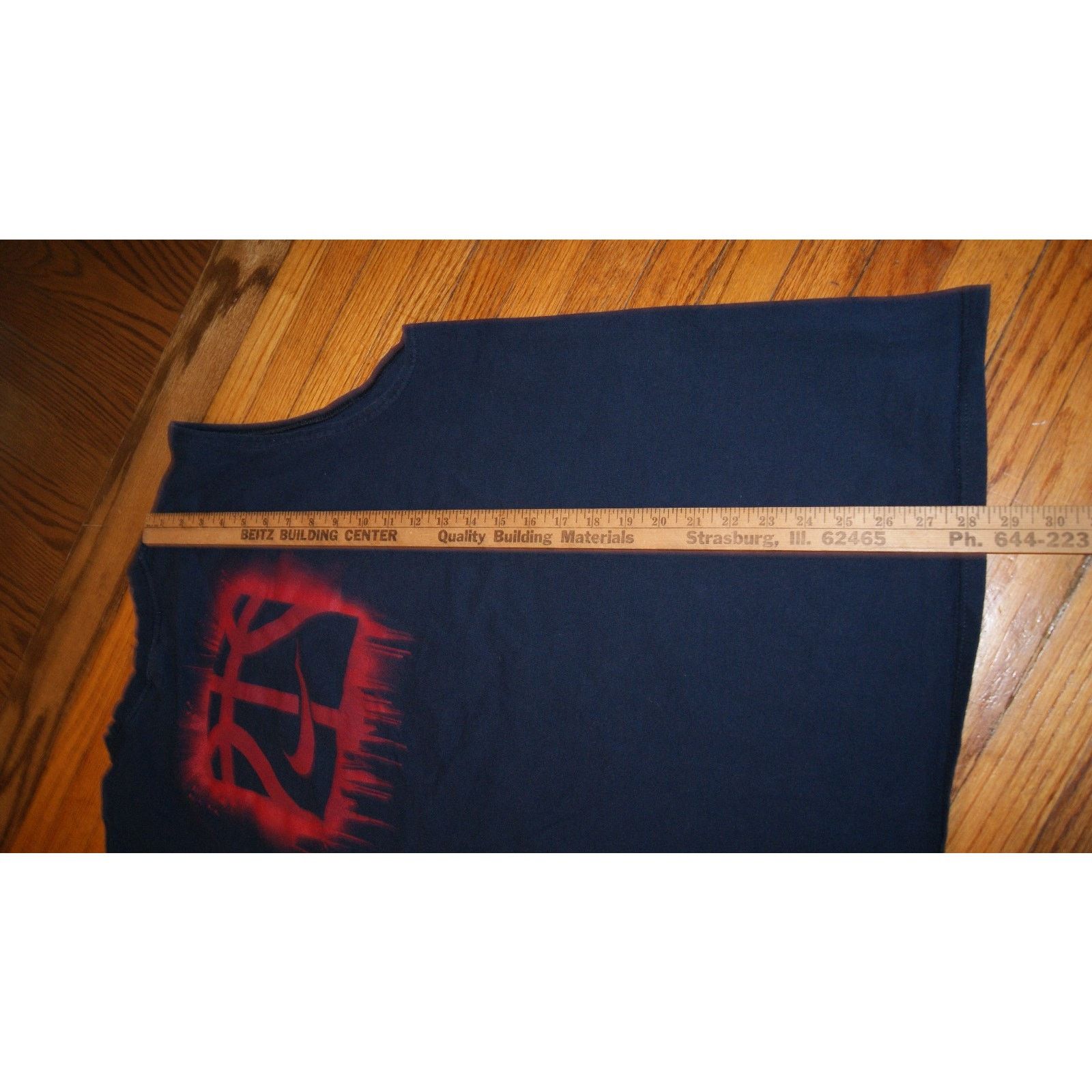 Nike VTG Y2K Nike Basketball Hoops Blue TShirt Sleeveless XL Mens Size US XL / EU 56 / 4 - 8 Thumbnail