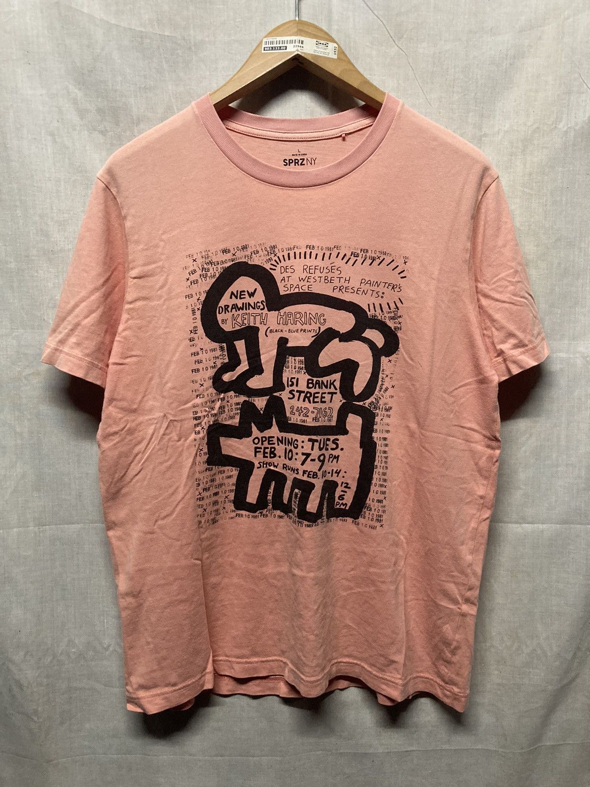 Keith Haring × Uniqlo Uniqlo x Keith Haring Pink Tee Size US L / EU 52-54 / 3 - 1 Thumbnail
