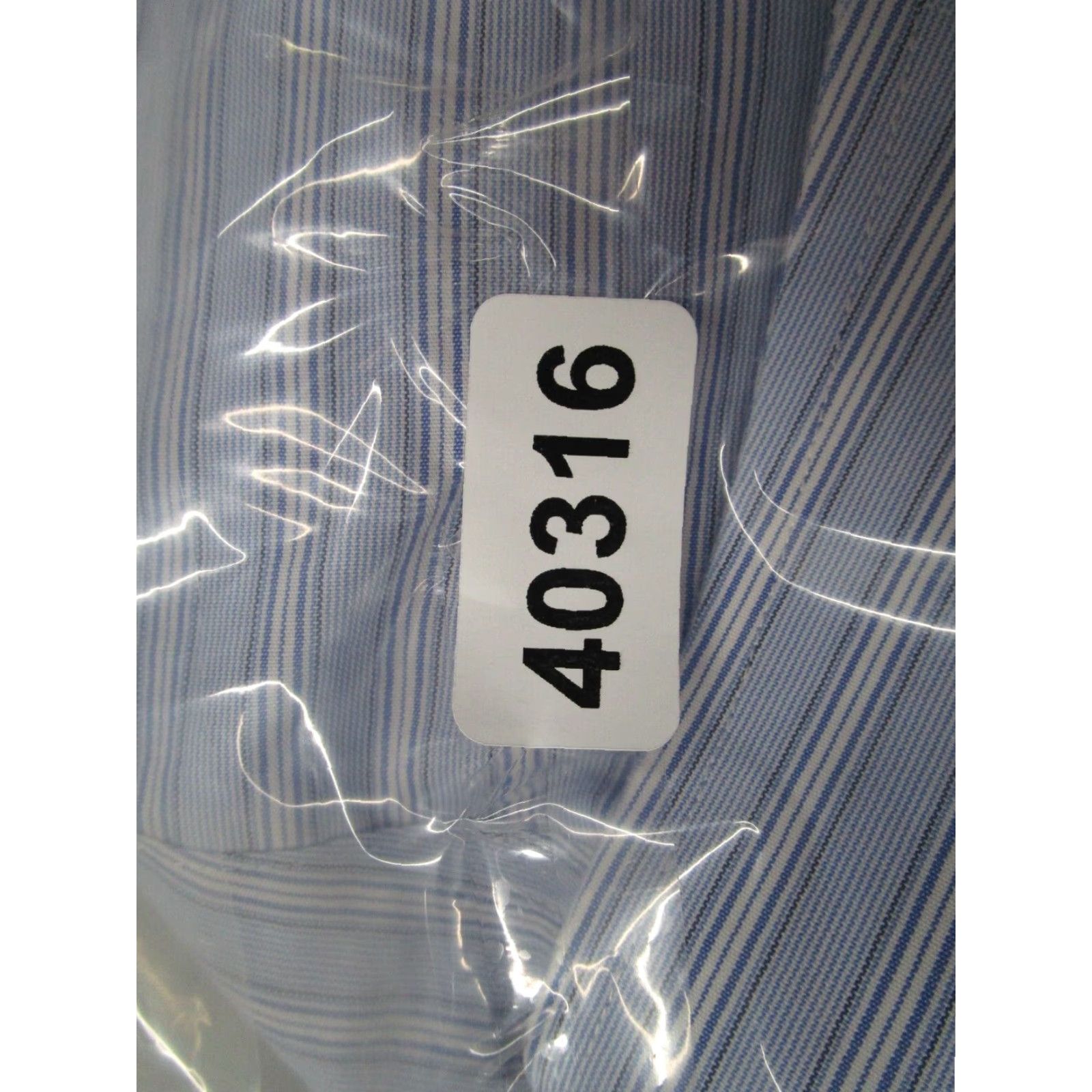 Brooks Brothers Brooks Brothers Dress Shirt Mens 16.5 35 Blue Striped Button Up Work Pima Cotton Size 34R - 8 Thumbnail