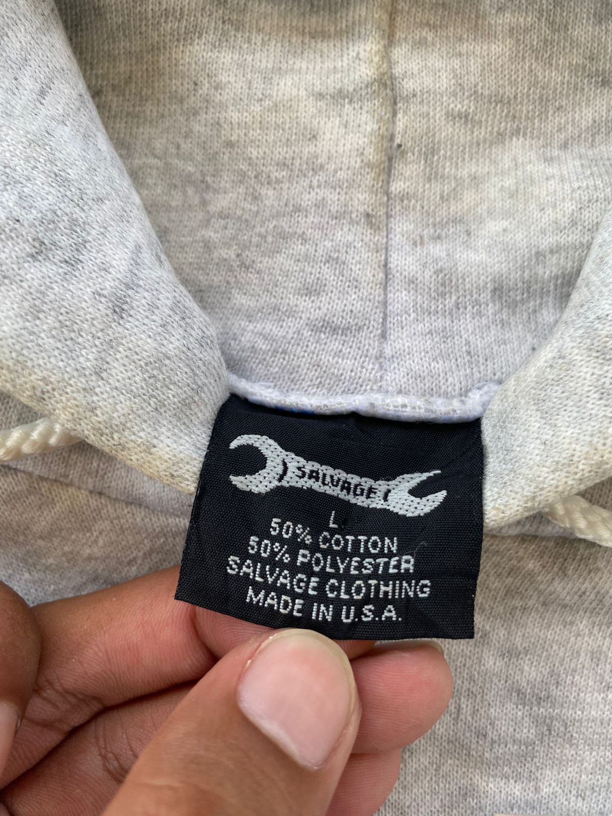 Vintage Vintage 90s Hoodie STP Engine Size US L / EU 52-54 / 3 - 2 Thumbnail