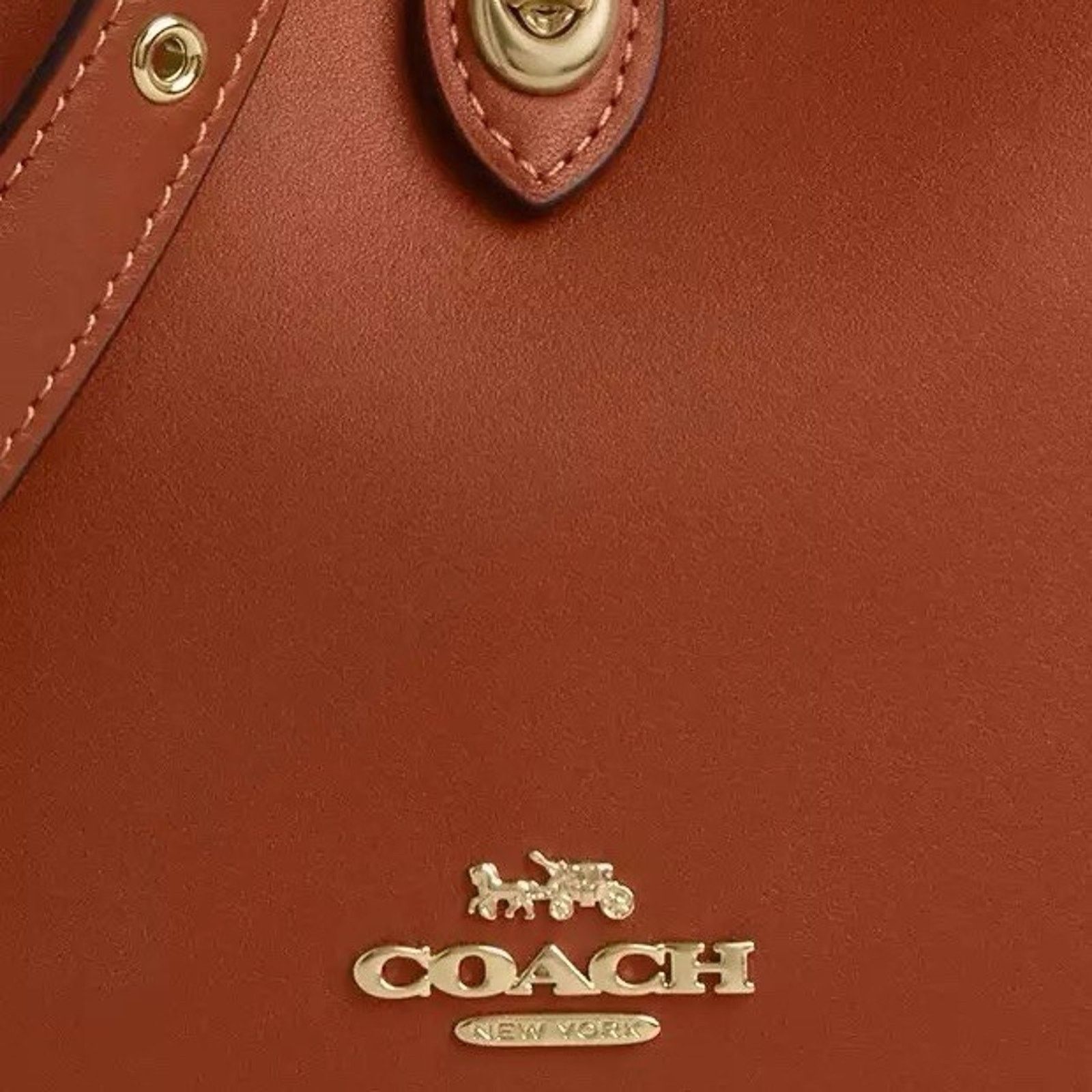 Coach NWT Coach Hadley Mini Crossbody Bag CBM63 Gold/Tan Size ONE SIZE - 10 Thumbnail