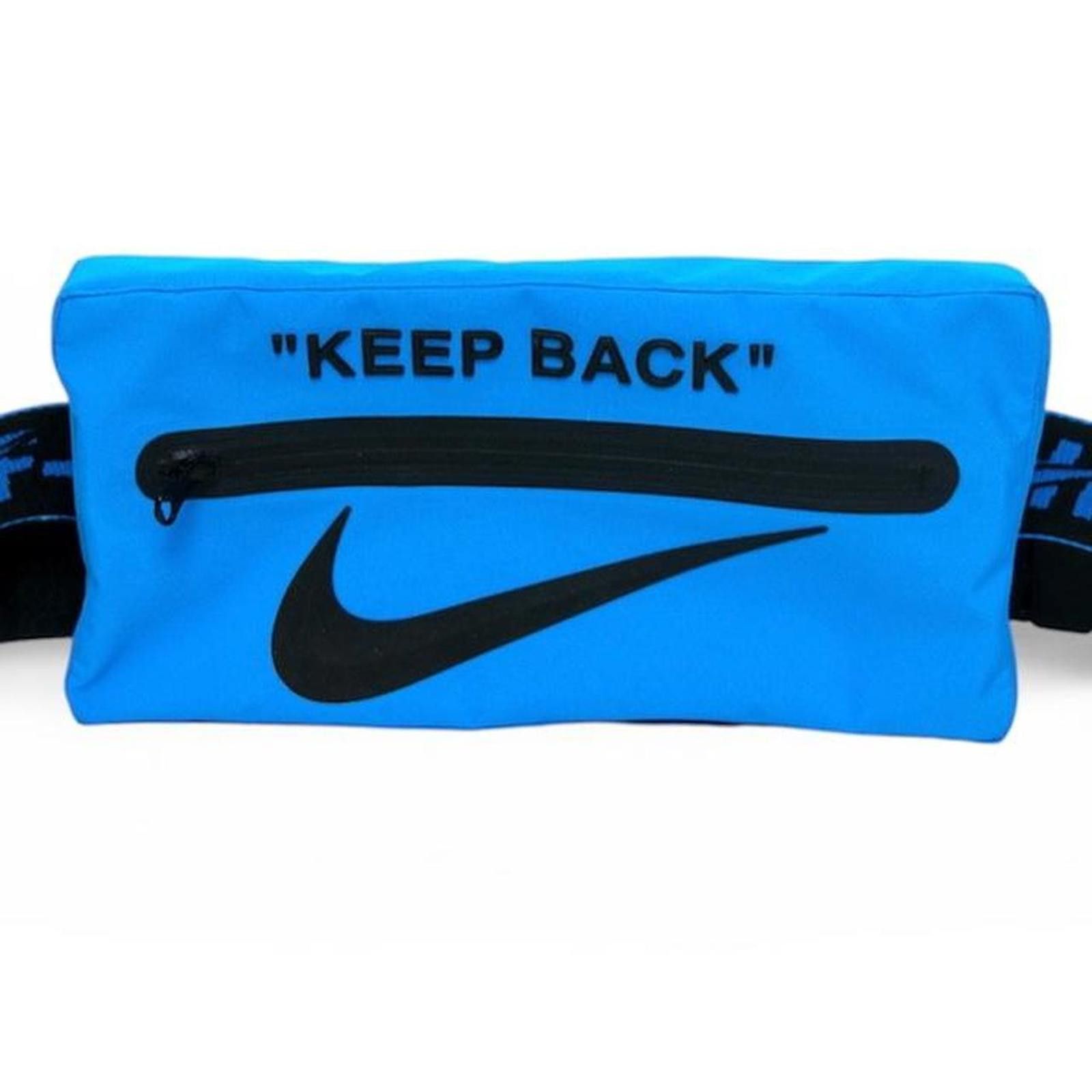 Nike Nike x Off-White KEEP BACK Fanny Pack Blue Logo Strap Size ONE SIZE - 1 Thumbnail