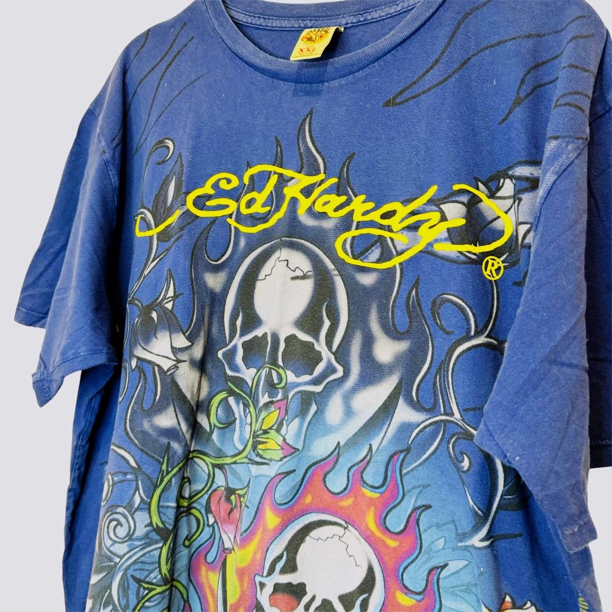 Ed Hardy Ed Hardy - XXL Gently Used T-Shirt Size US XXL / EU 58 / 5 - 3 Thumbnail