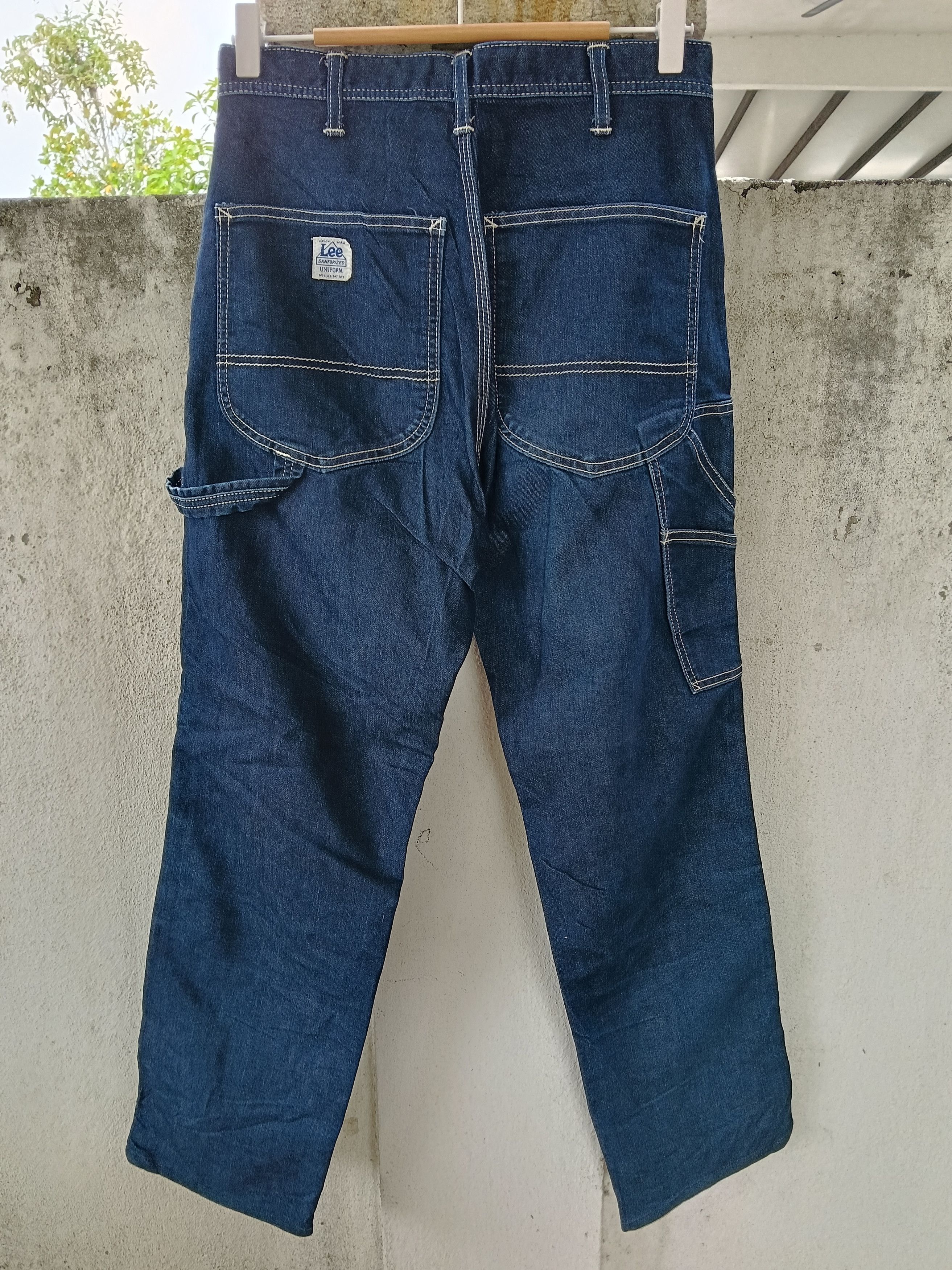 Lee 💥 Union Made by Lee Sanforized Carpenter Denim 💥 Size US 28 / EU 44 - 4 Thumbnail