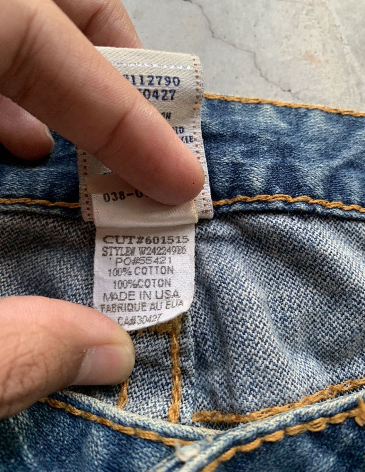 True Religion Vintage Y2K True Religion Wide Leg Bootcut Jeans Rare Size US 32 / EU 48 - 10 Thumbnail