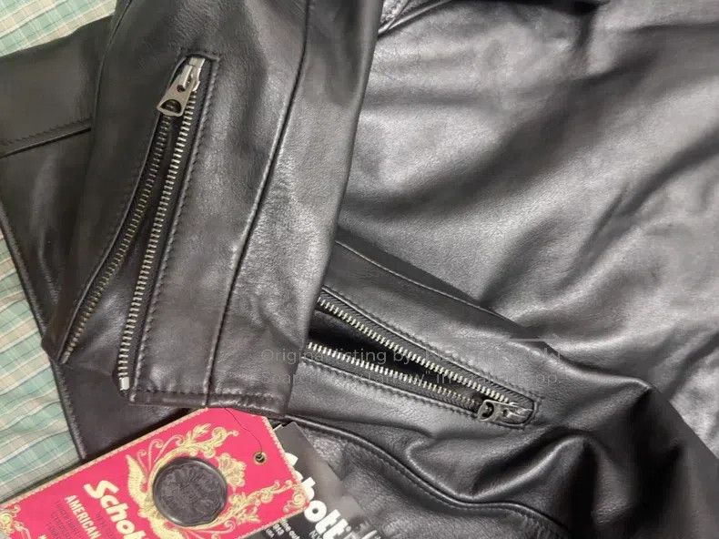 Schott Schott 503 cable-stayed regular cowhide jacket Size US M / EU 48-50 / 2 - 8 Thumbnail