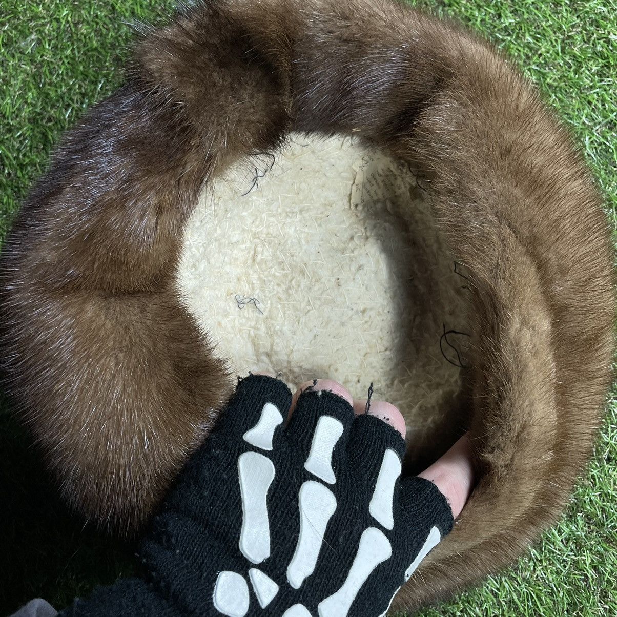 Vintage Vintage Y2K Fuzzy Mohair Beanie Alt Underground Grunge OS Size ONE SIZE - 4 Thumbnail