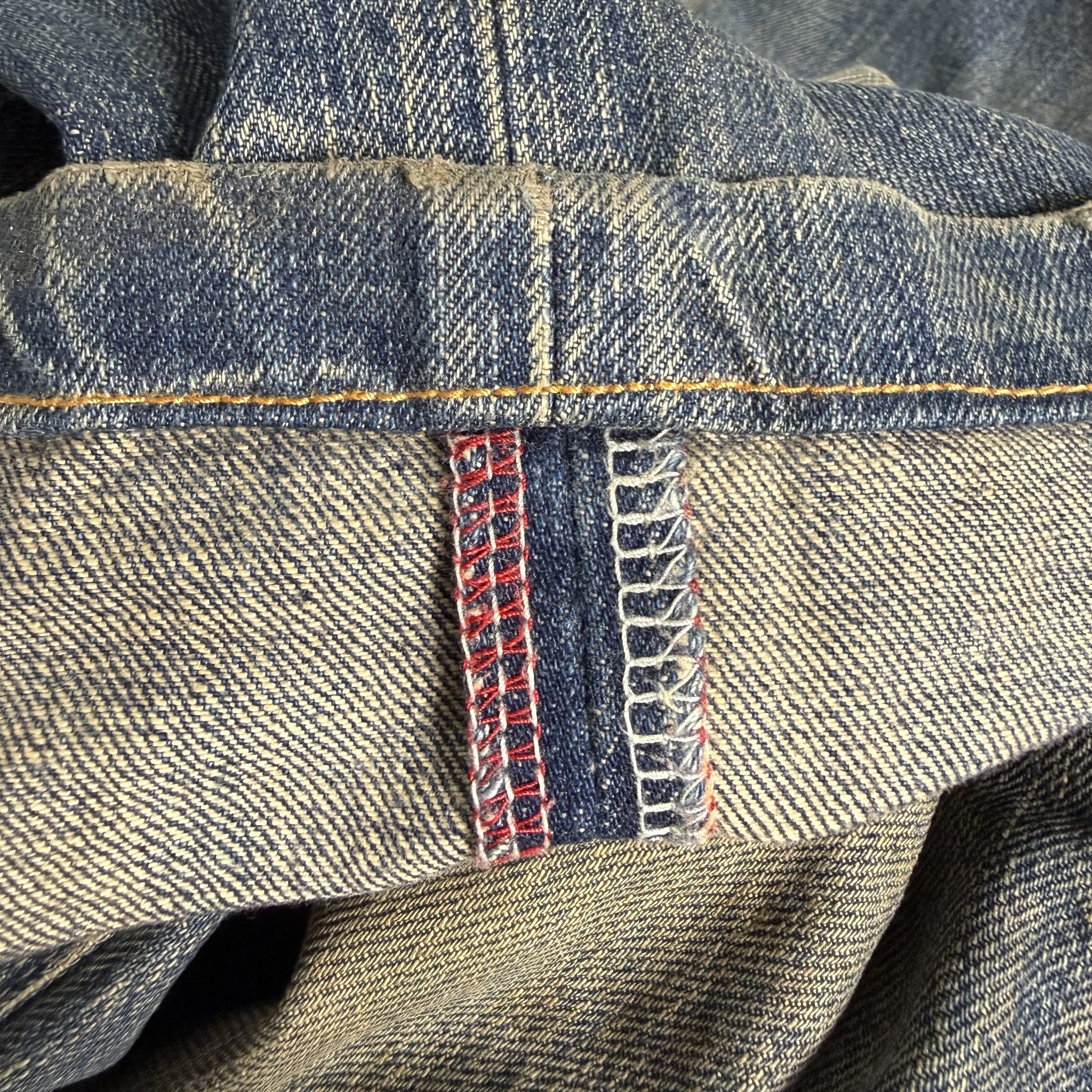 If Six Was Nine 🔥RARE🔥Denim Craft Japan Ripped Bootcut Selvedge Jeans Size US 32 / EU 48 - 11 Thumbnail