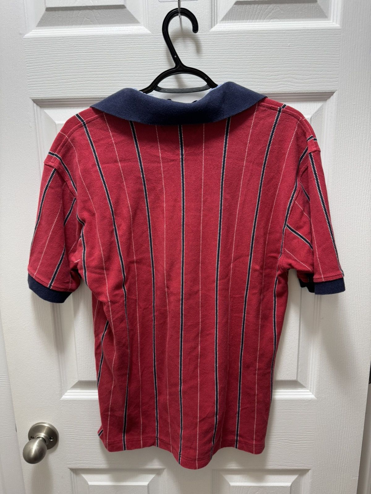 Tommy Hilfiger Tommy Hilfiger Vintage Stripped Polo Red 90s Size US M / EU 48-50 / 2 - 3 Thumbnail
