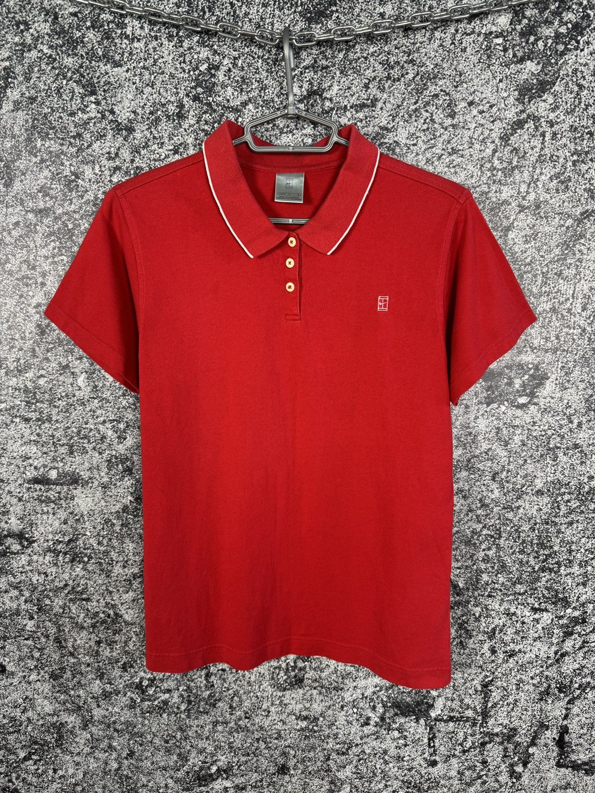 Nike Women’s Nike Court Tennis Polo Shirt Vintage Red Size L Size L / US 10 / IT 46 - 1 Thumbnail
