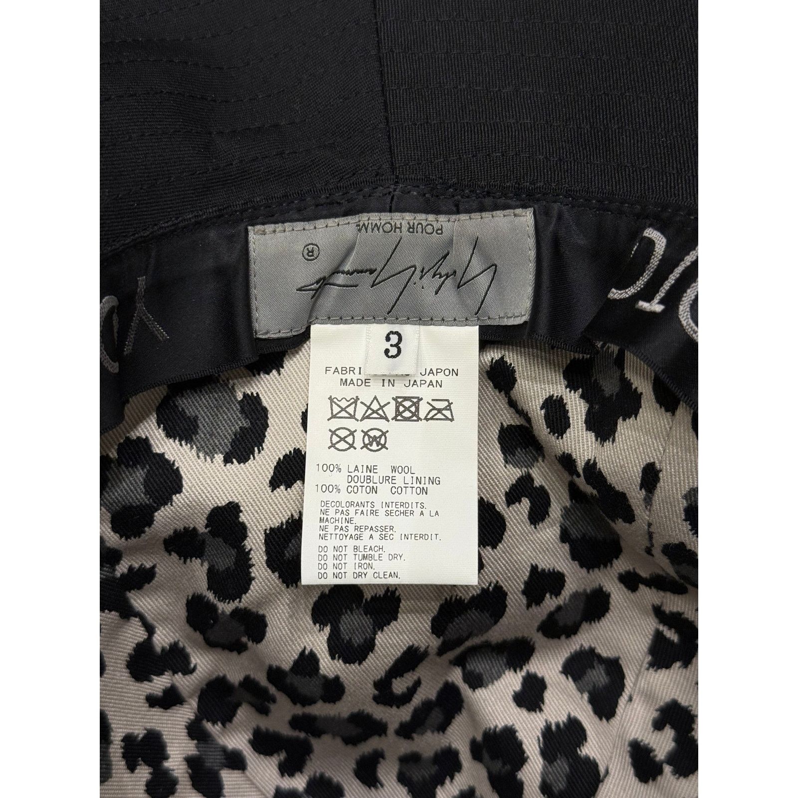 Yohji Yamamoto 2020s Yohji Yamamoto mainline hat Size ONE SIZE - 6 Thumbnail
