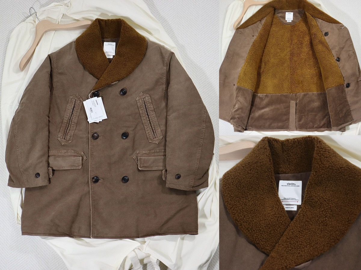 image of Visvim 23Aw Furlong P.coat in Brown, Men's (Size Medium)