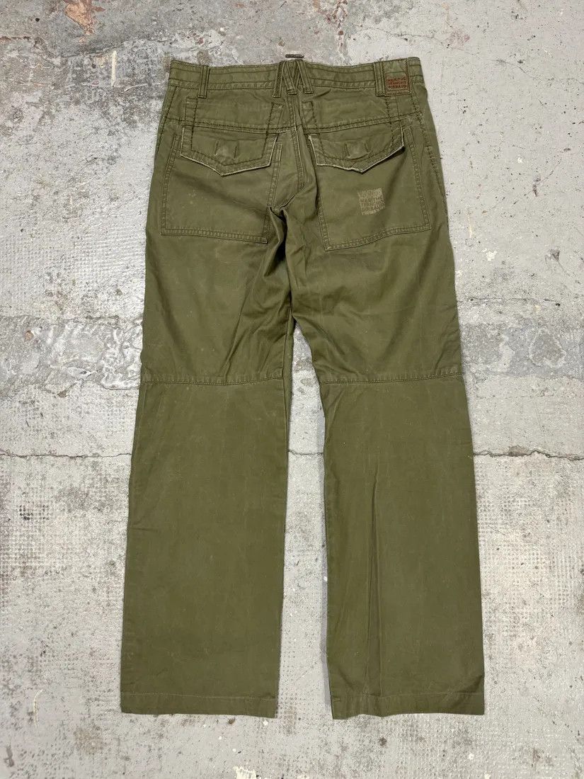 Designer × Marithe + Francois Girbaud × Vintage 2000s Marithé + François Girbaud Olive Straight Pants Size US 31 - 2 Thumbnail