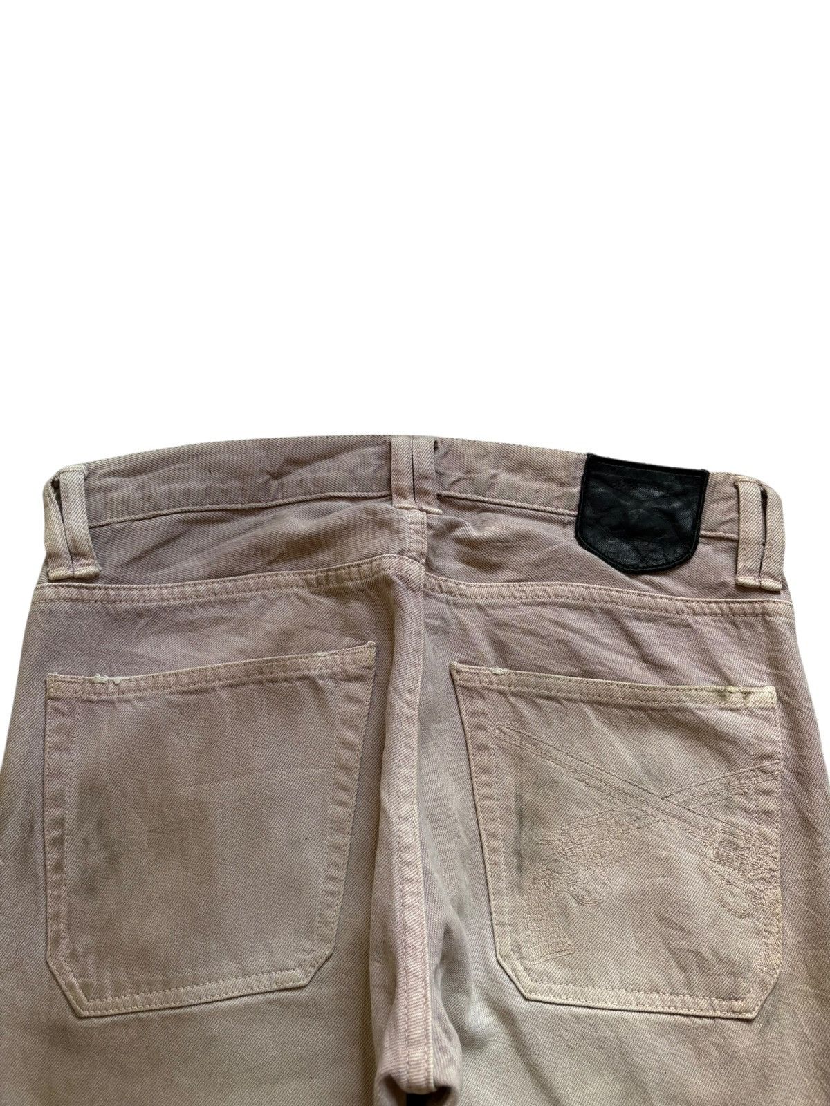Designer × Japanese Brand × Roar Vintage Roar Beige Embroidery Jeans Size US 31 - 7 Thumbnail