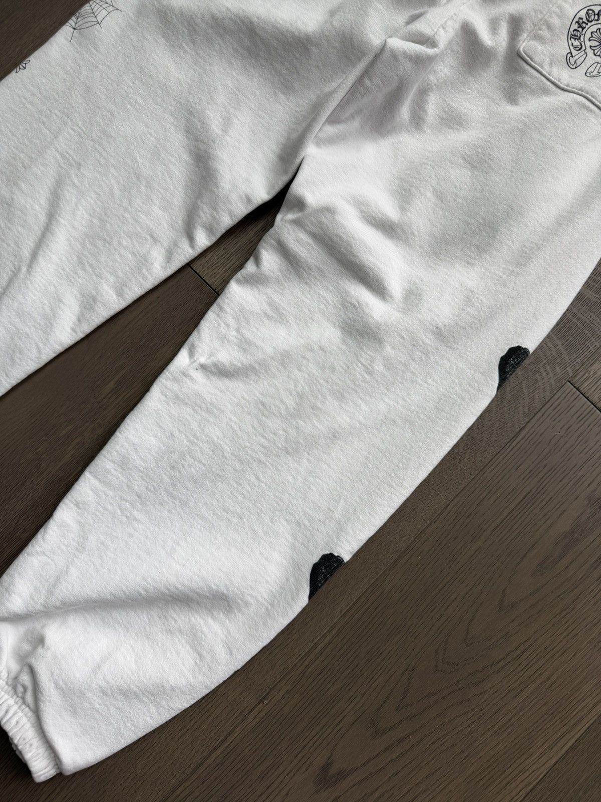 Chrome Hearts Size XL - Chrome Hearts Deadly Doll White Sweatpants Size US 36 / EU 52 - 7 Thumbnail