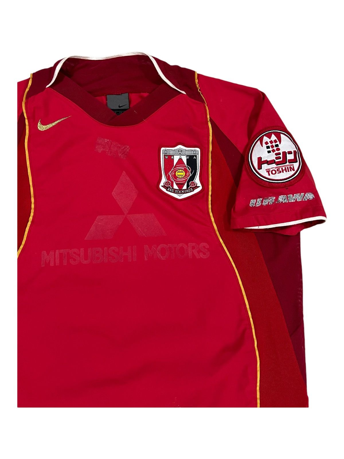 Japanese Brand × Vintage Vintage 2004 Nike Urawa Red Diamond J-League Home Jersey Size US S / EU 44-46 / 1 - 3 Thumbnail