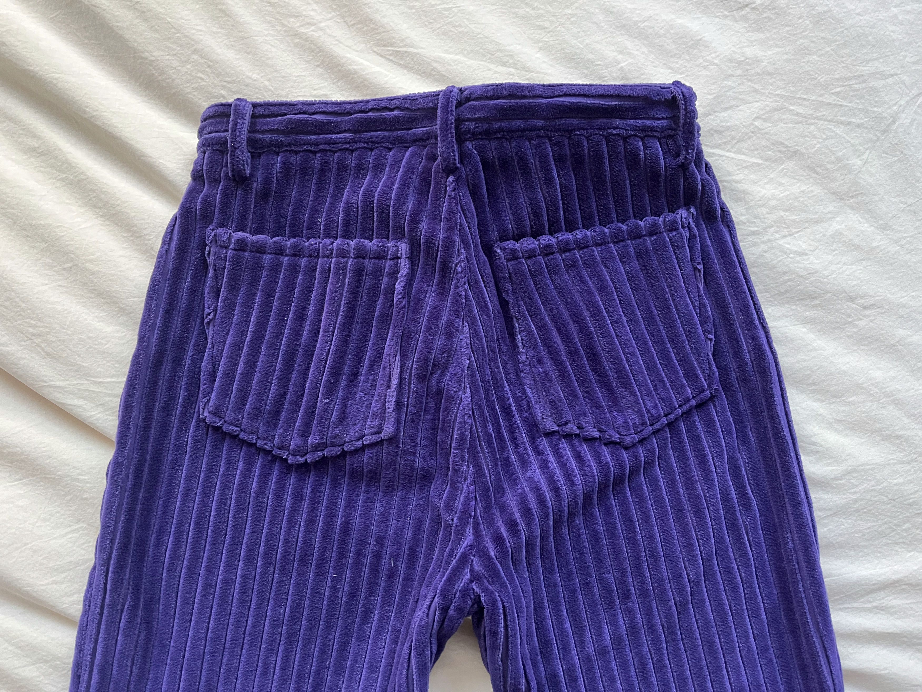 AMI Purple Corduroy Trousers Size US 28 / EU 44 - 7 Thumbnail