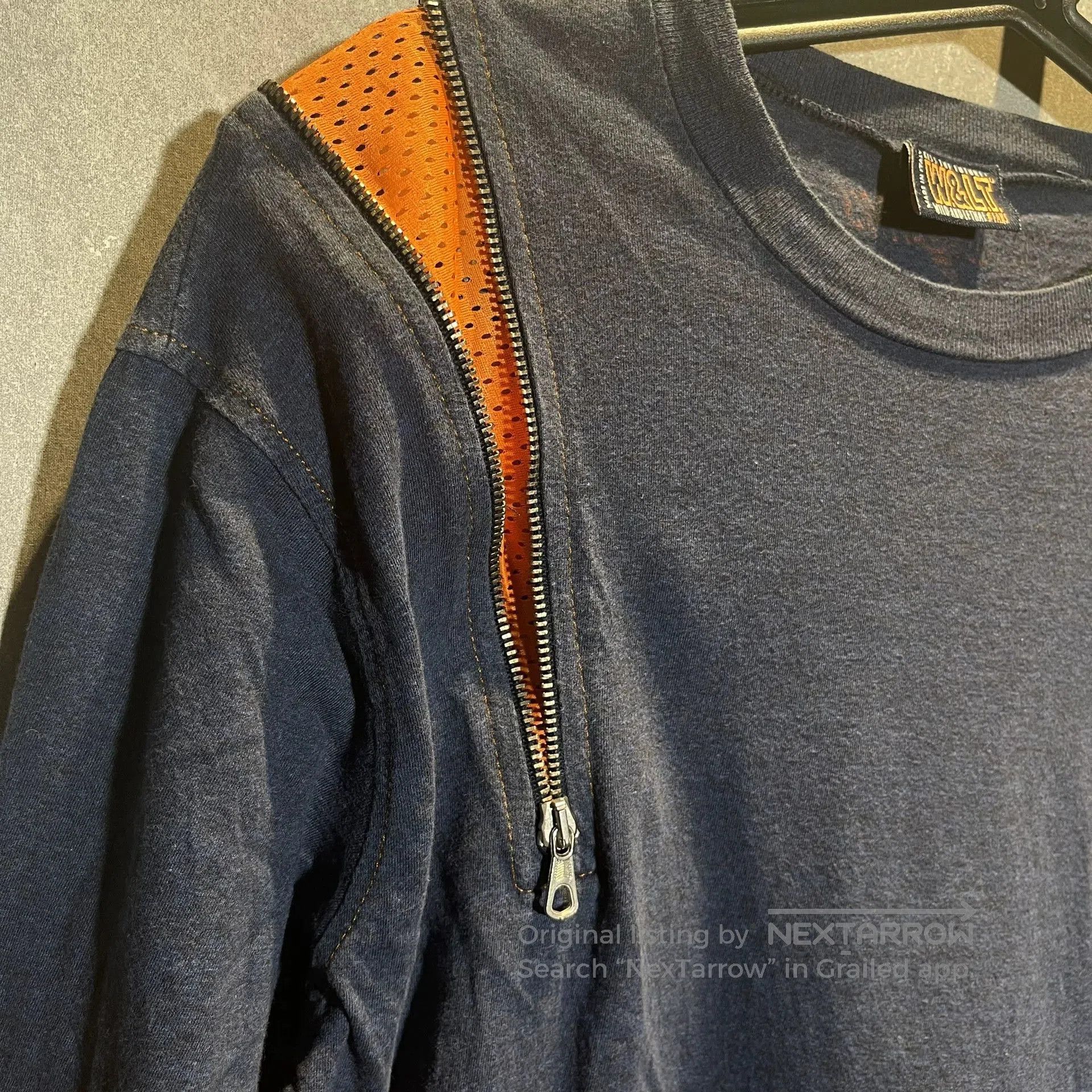Walter Van Beirendonck long sleeve zippered shoulder top. Size US M / EU 48-50 / 2 - 2 Thumbnail