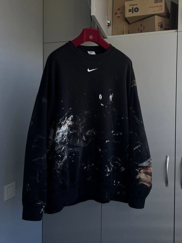 Nike Nike sweatshirt centre logo swoosh + DIY Size US L / EU 52-54 / 3 - 1 Thumbnail