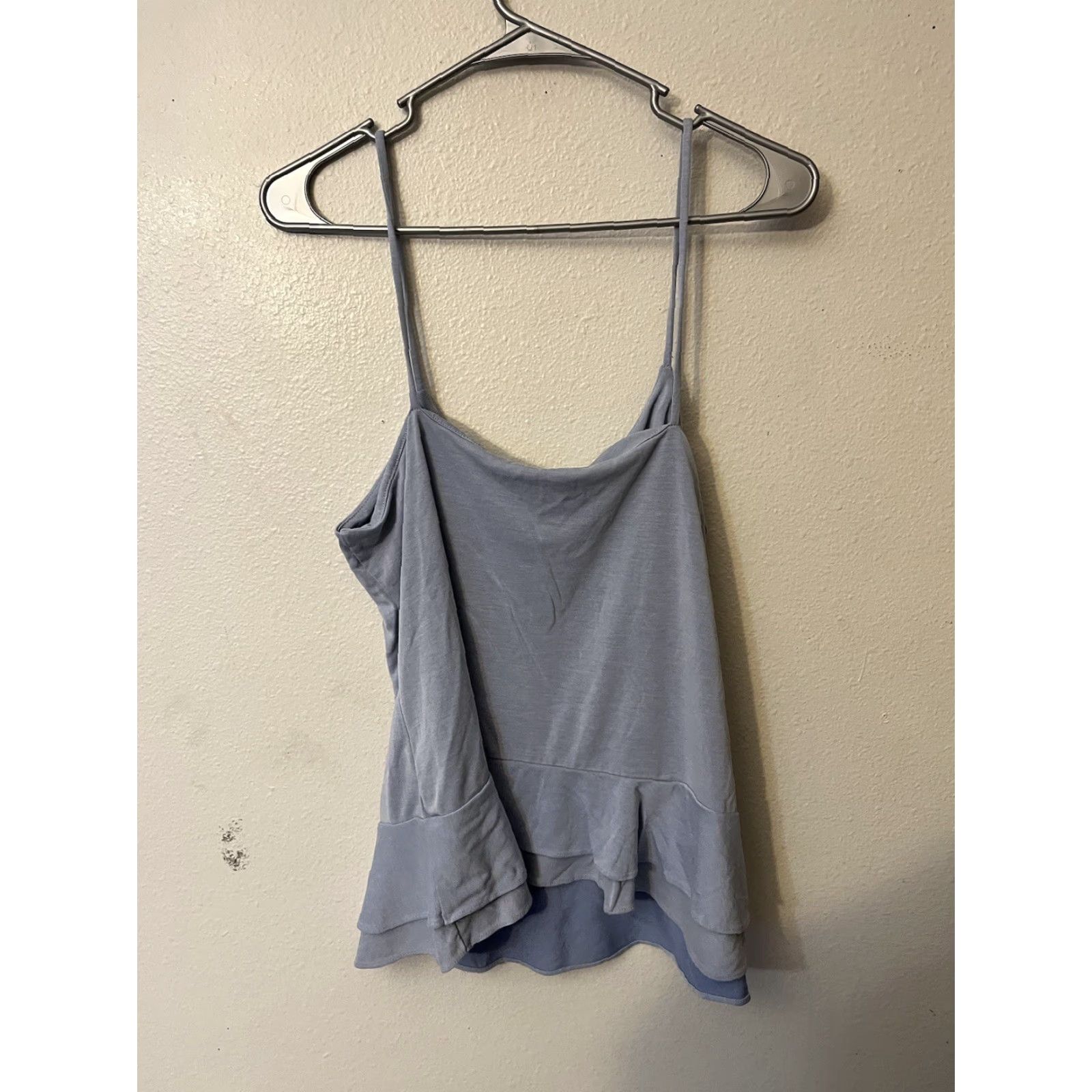 Banana Republic Banana Republic Womens Camisole Tank Blue Spaghetti Strap Scoop Neck Size Large Size ONE SIZE - 3 Thumbnail