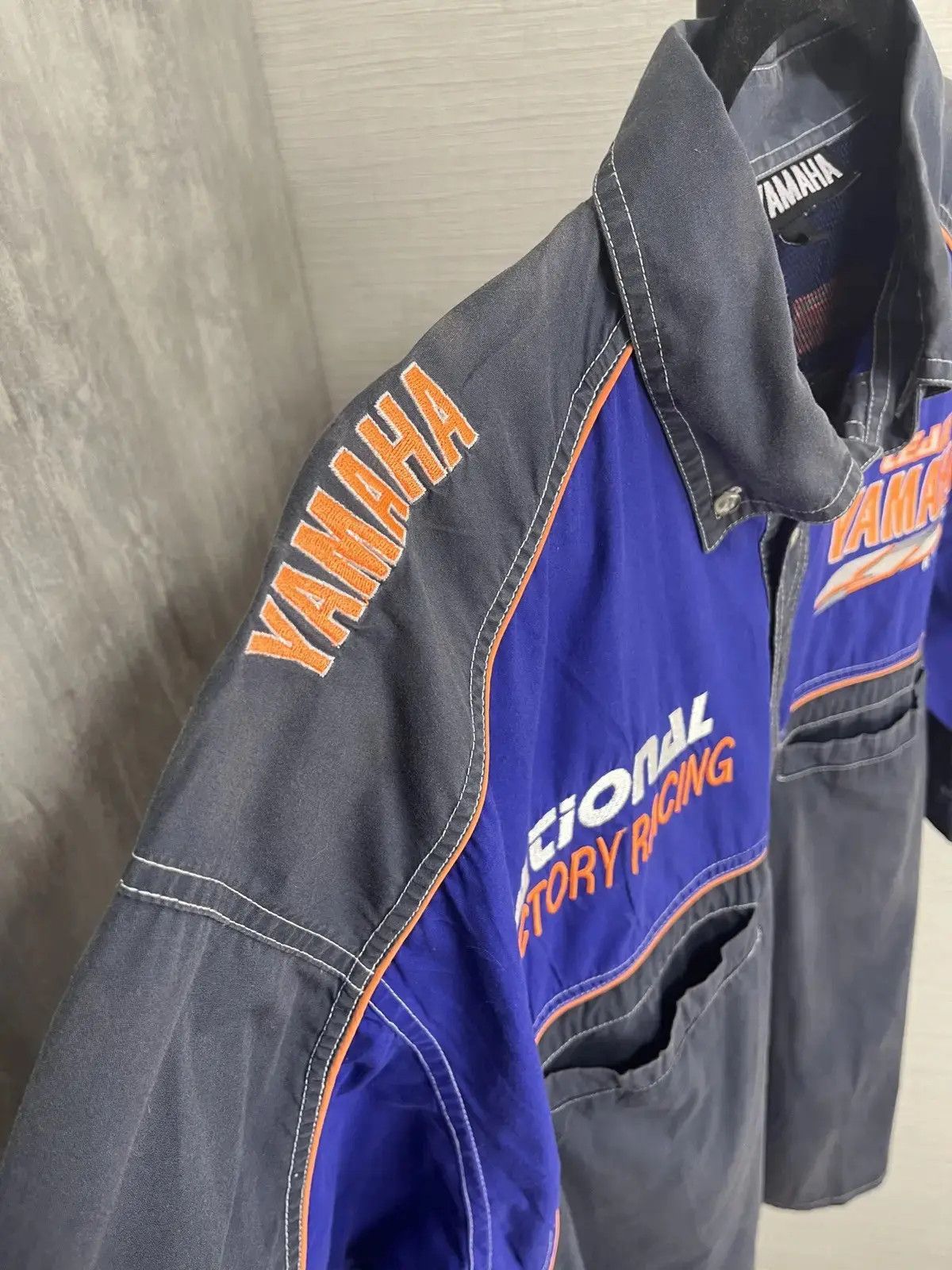 Vintage YAMAHA RACING NATIONAL FACTORY FADED VINTAGE SHIRT Size US M / EU 48-50 / 2 - 3 Thumbnail