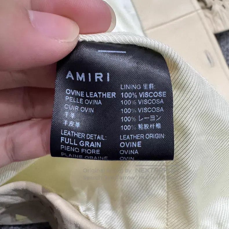 Amiri Amiri Cutout palm tree leather shirt Size US S / EU 44-46 / 1 - 5 Thumbnail
