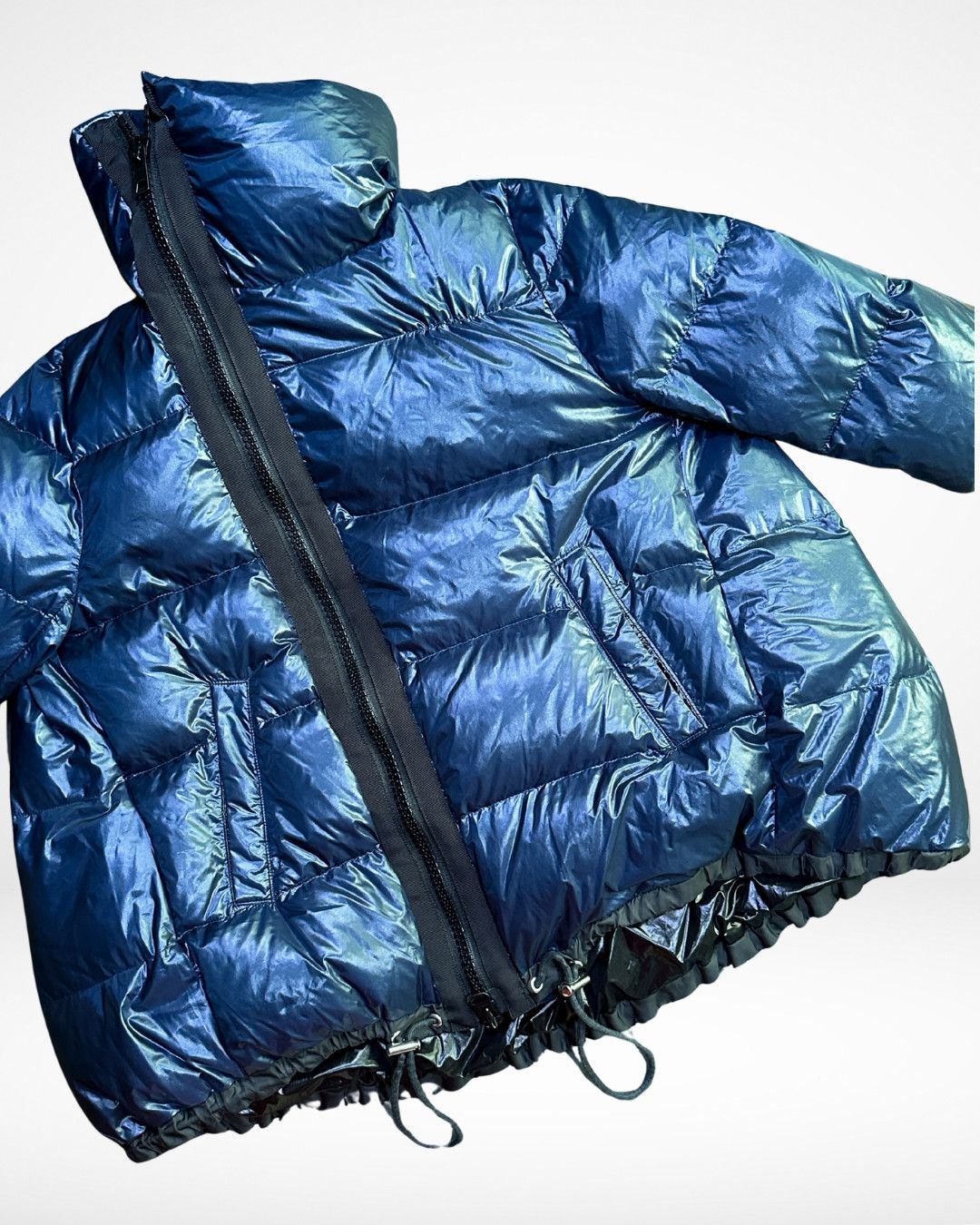 Sacai Sacai Luck Pre-AW15 Asymmetric Down Puffer Jacket Size US M / EU 48-50 / 2 - 8 Thumbnail