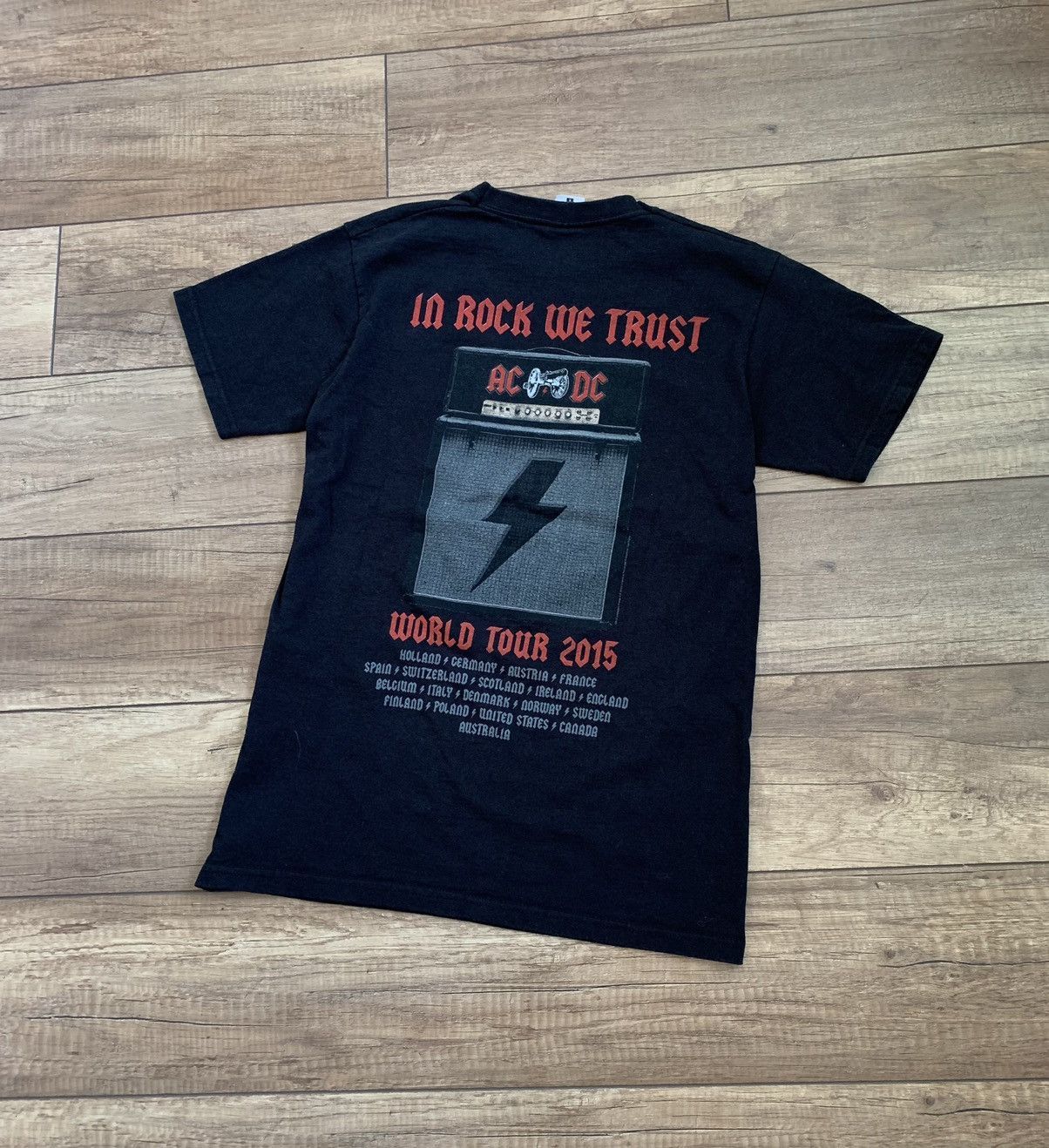 AC/DC ACDC 2015 Tour T shirt Band Rock Size US S / EU 44-46 / 1 - 5 Thumbnail