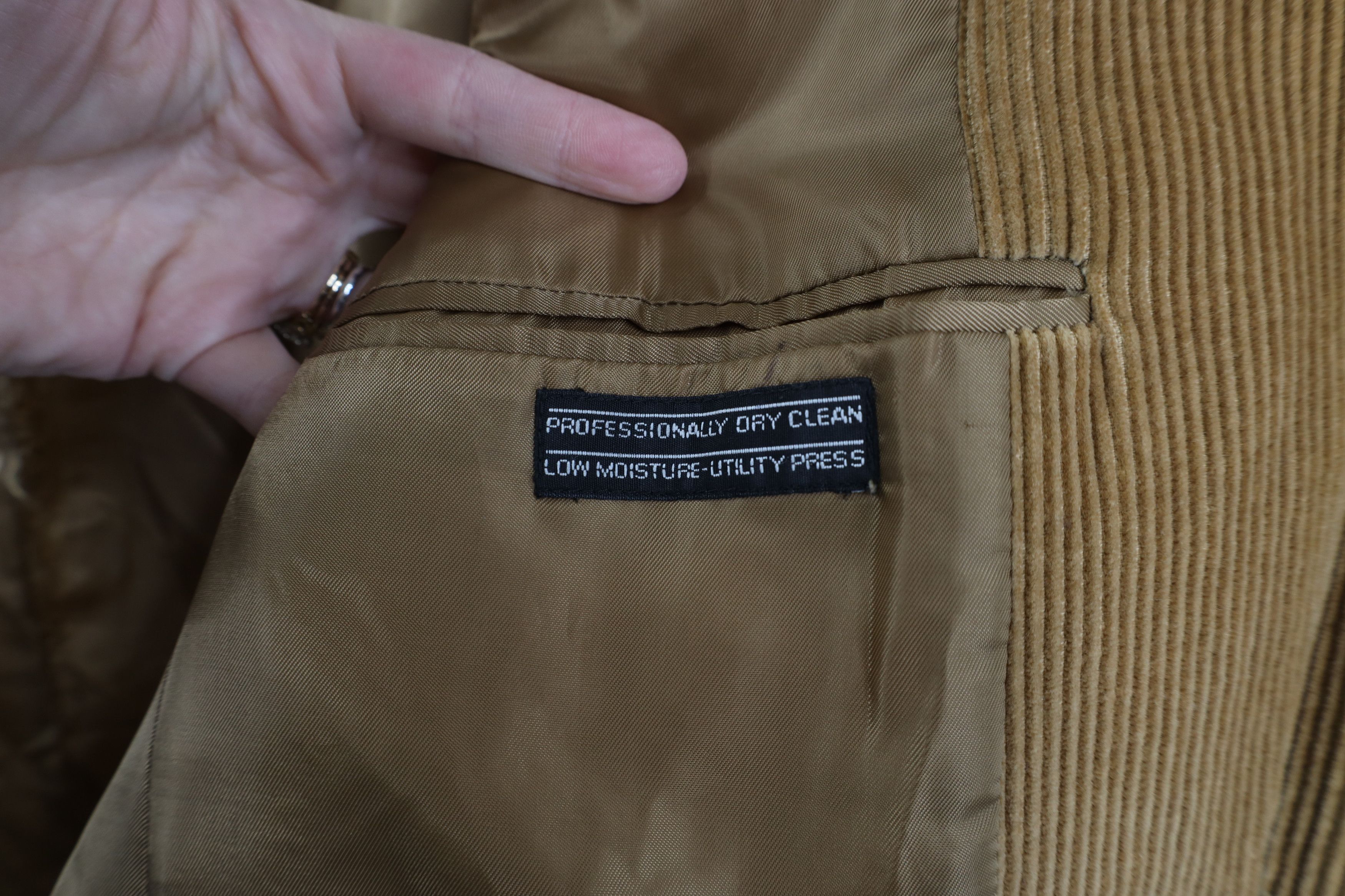 Vintage Vintage 90s Streetwear Corduroy Suit Coat Blazer Jacket Size US L / EU 52-54 / 3 - 13 Thumbnail