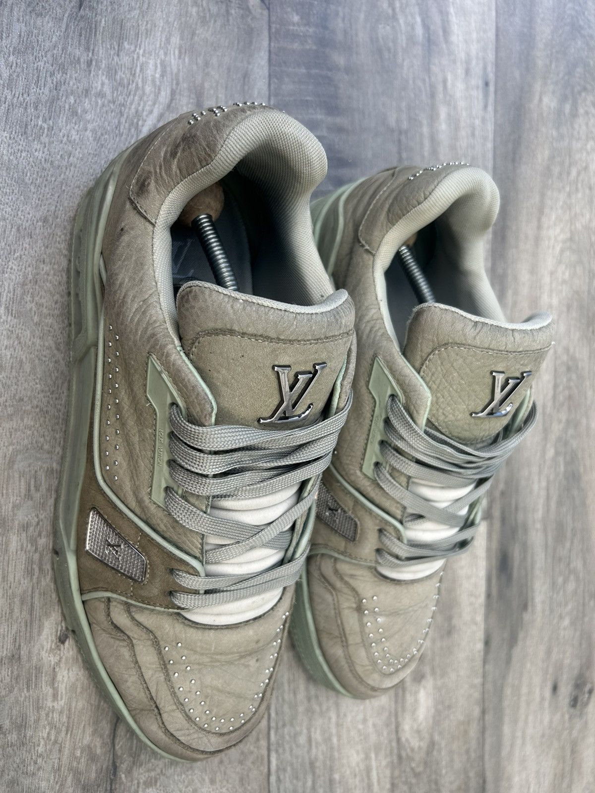 Louis Vuitton Louis Vuitton LV Trainer Sneakers. Size US 11.5 / EU 44-45 - 2 Thumbnail