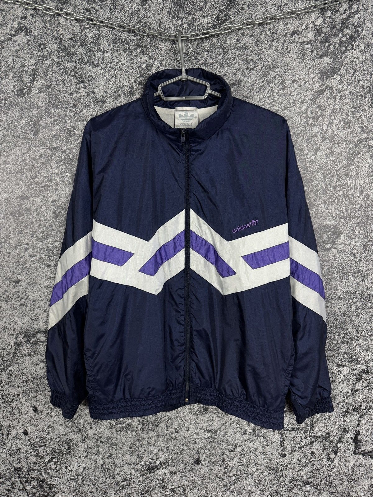 Adidas Adidas Vintage Nylon Jacket Windbreaker Retro 90s Size M-L Size US M / EU 48-50 / 2 - 1 Thumbnail