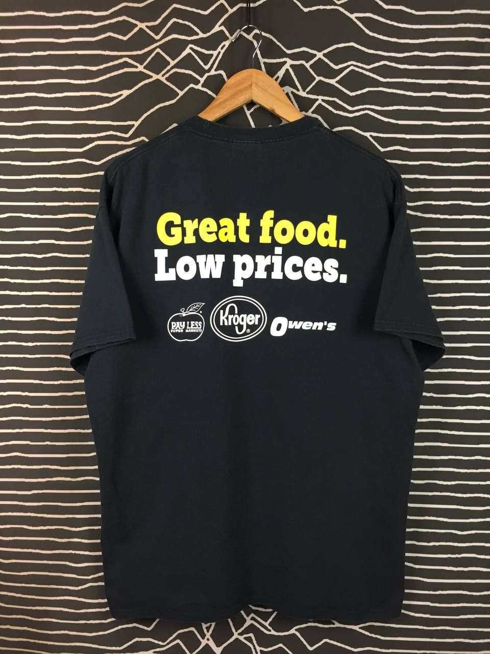 Vintage Vtg Great Food Low Prices Kroger Grocery Store Promo Tee Size US XL / EU 56 / 4 - 1 Thumbnail