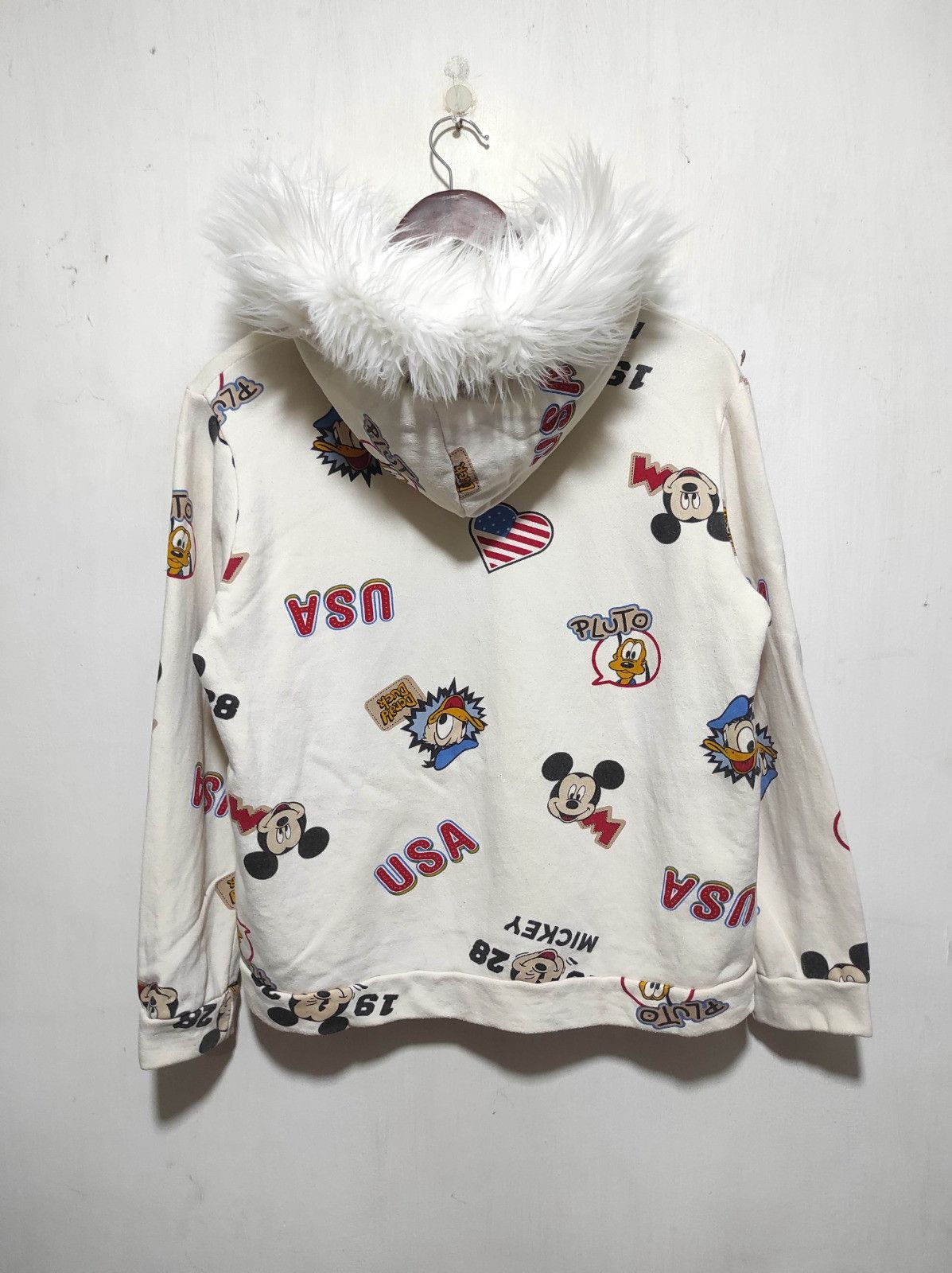 Disney Disney fullprint fur hoodie Size US S / EU 44-46 / 1 - 8 Thumbnail