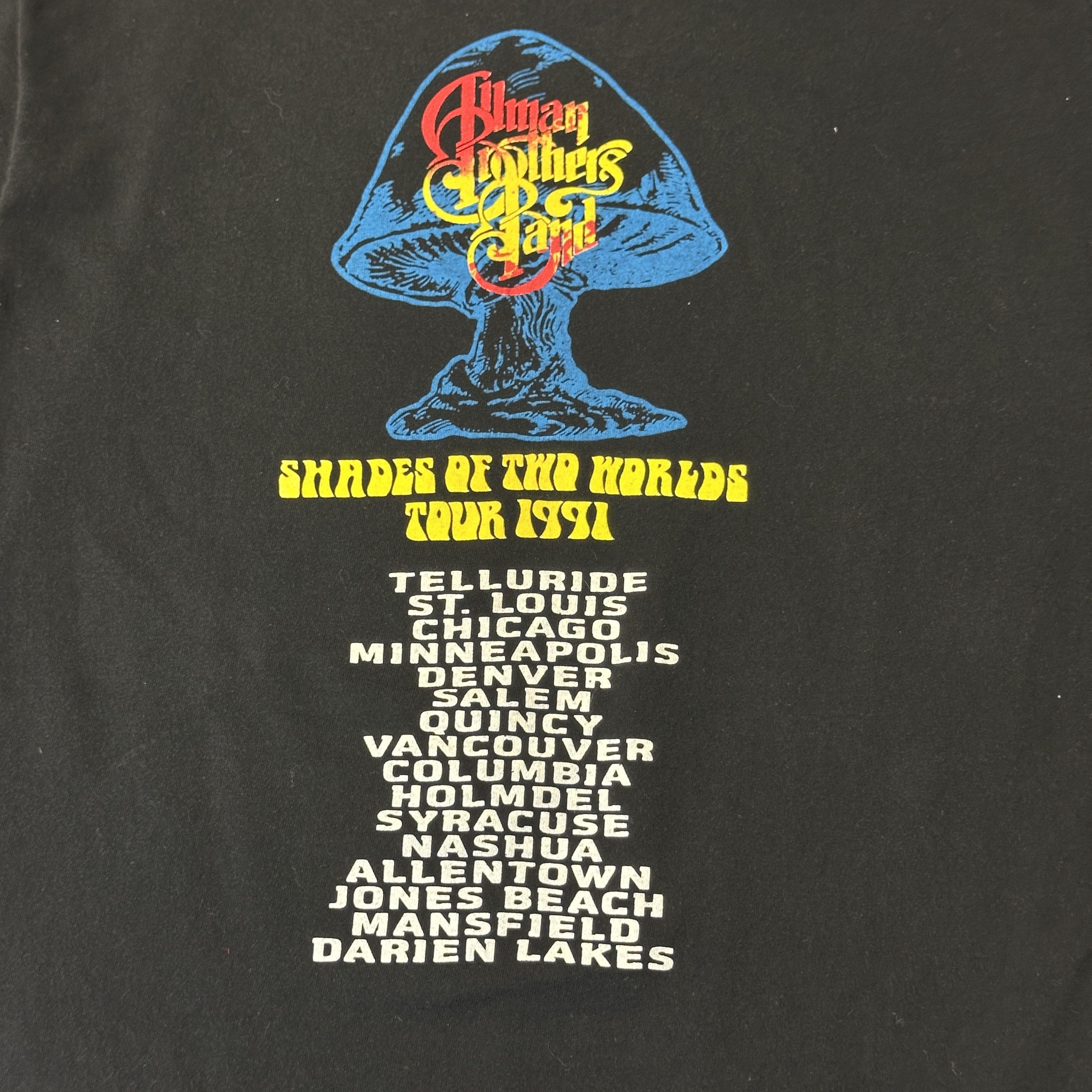 Hanes Vintage Allman Brothers Band Space Graphic T-Shirt Size L 80s Size US L / EU 52-54 / 3 - 5 Thumbnail