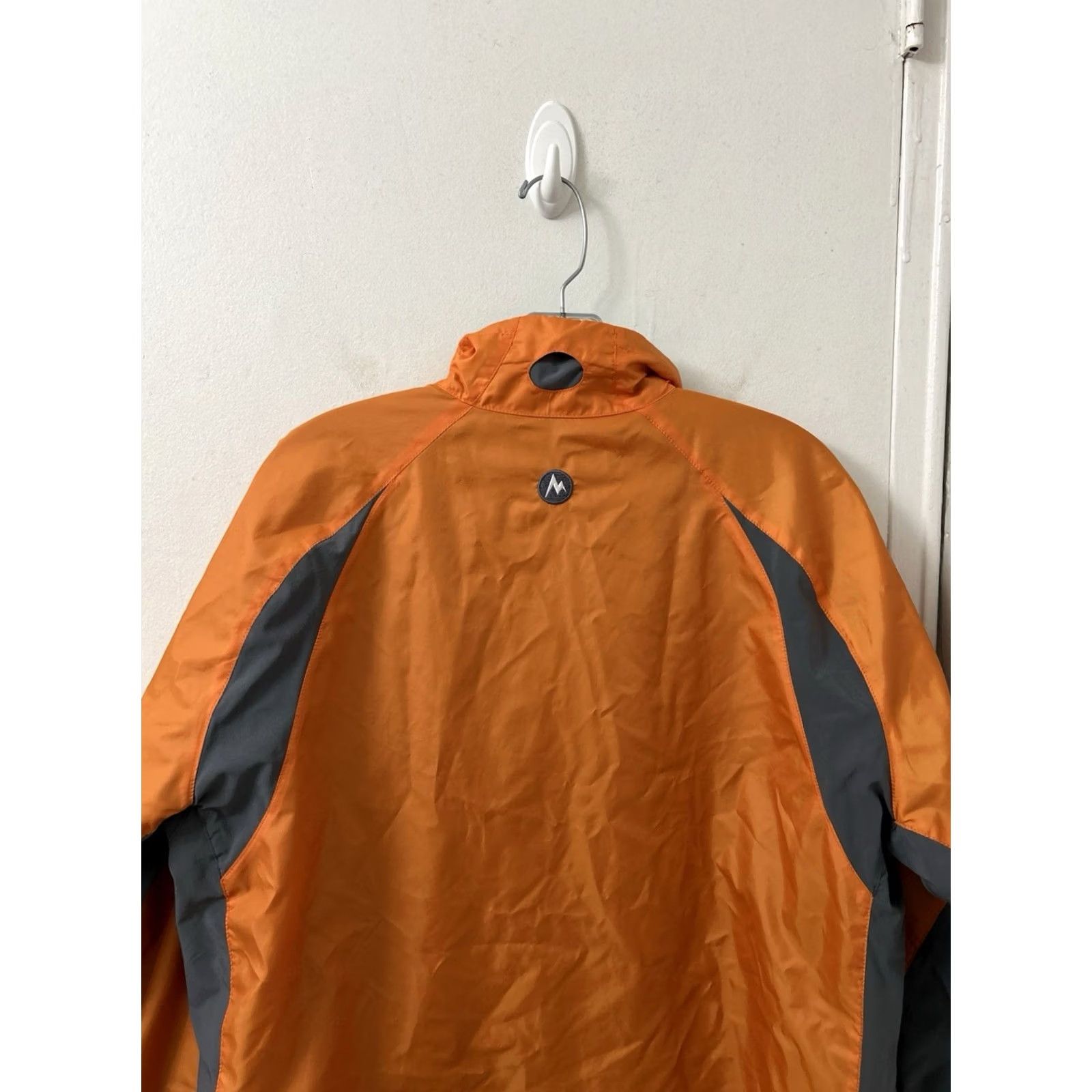Marmot Marmot Jacket Mens Large Orange Grey Full Zip Windbreaker Fleece Lined Size US L / EU 52-54 / 3 - 7 Thumbnail