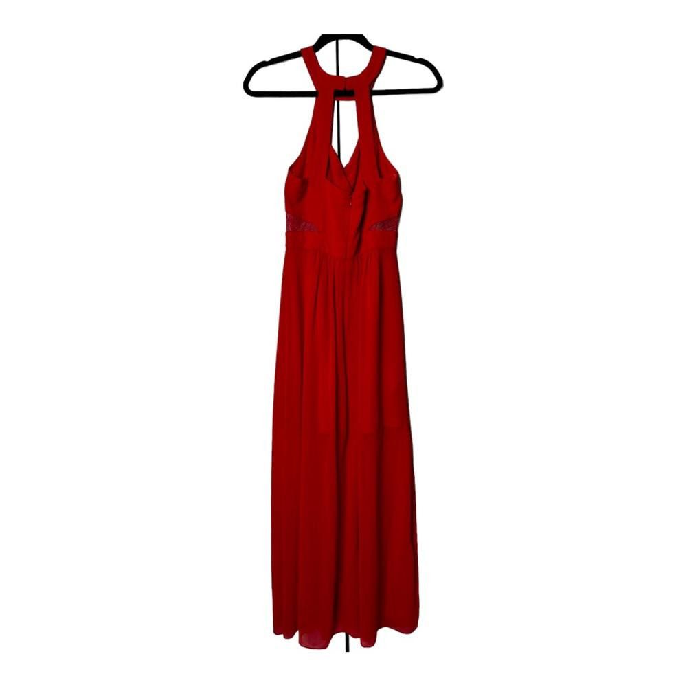 Designer BCBGeneration l Red Maxi W Lace Detail Size 4 Size S / US 4 / IT 40 - 4 Thumbnail